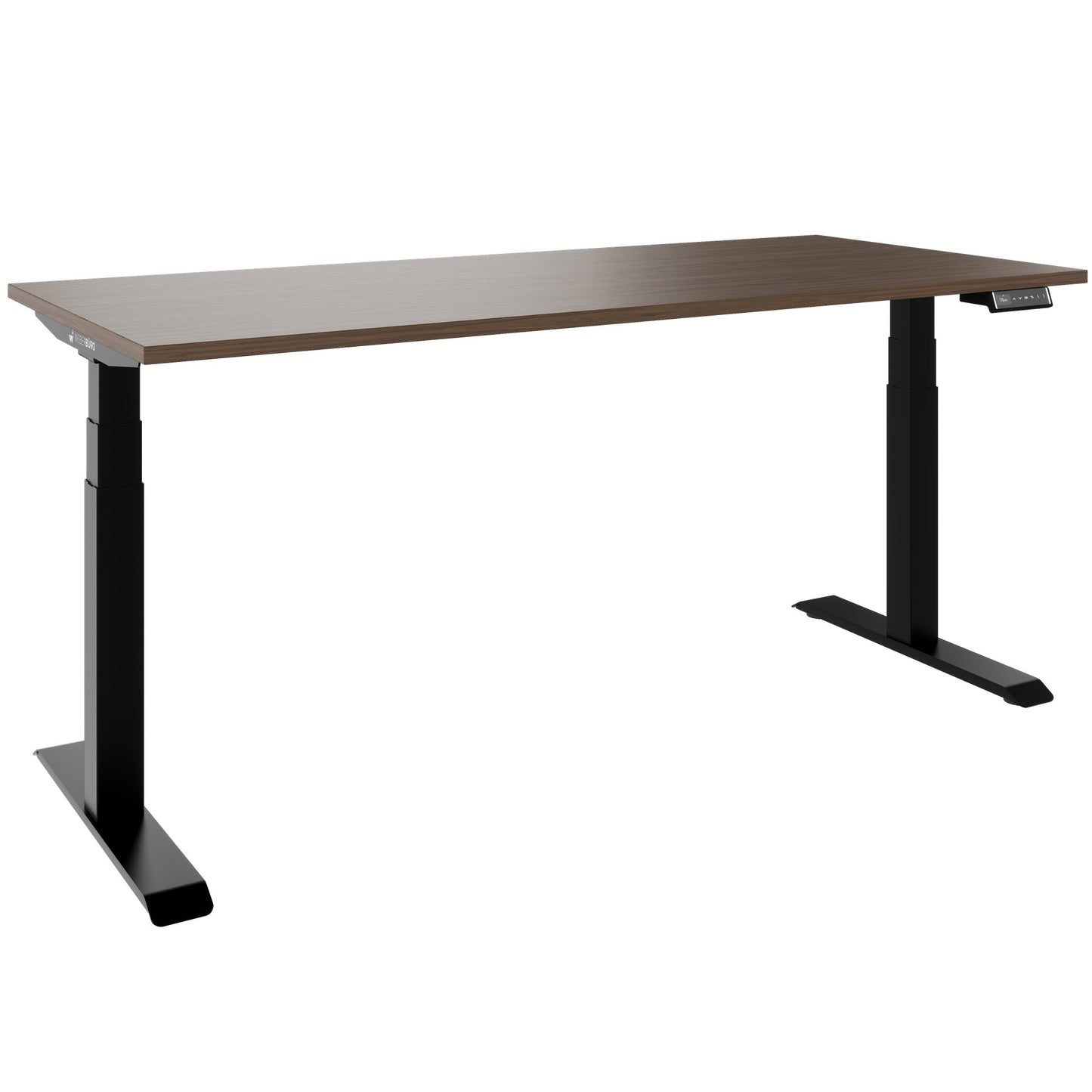 TELDRA Pro, Desk a 2 motori | 1600 - 2000 mm, regolabile in altezza elettricamente, vera fila di legno in legno