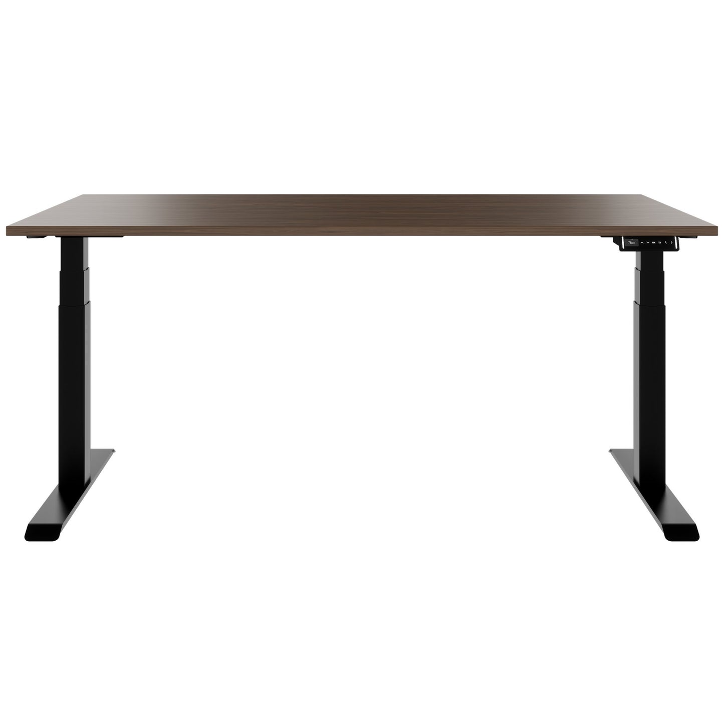 TELDRA Pro, Desk a 2 motori | 1600 - 2000 mm, regolabile in altezza elettricamente, vera fila di legno in legno