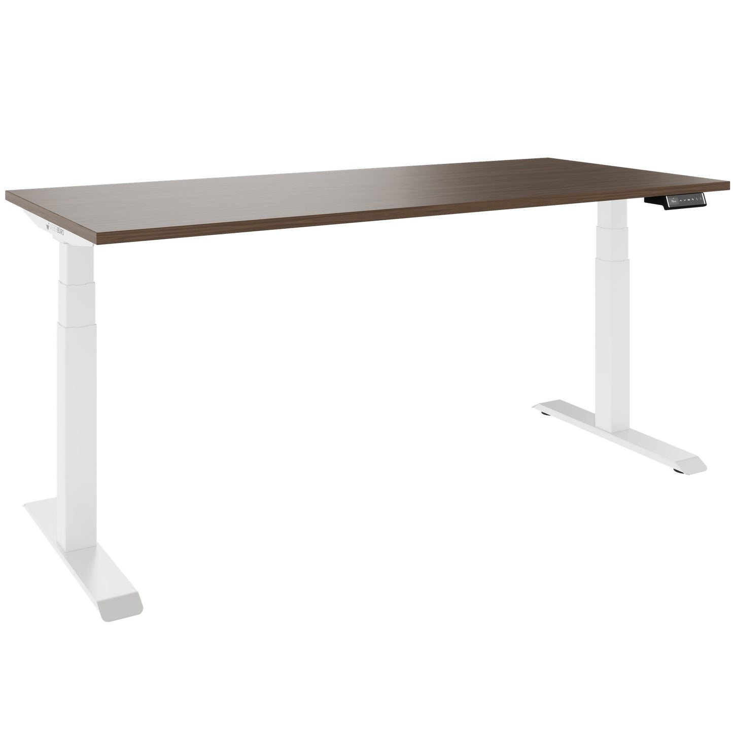 TELDRA Pro, Desk a 2 motori | 1600 - 2000 mm, regolabile in altezza elettricamente, vera fila di legno in legno