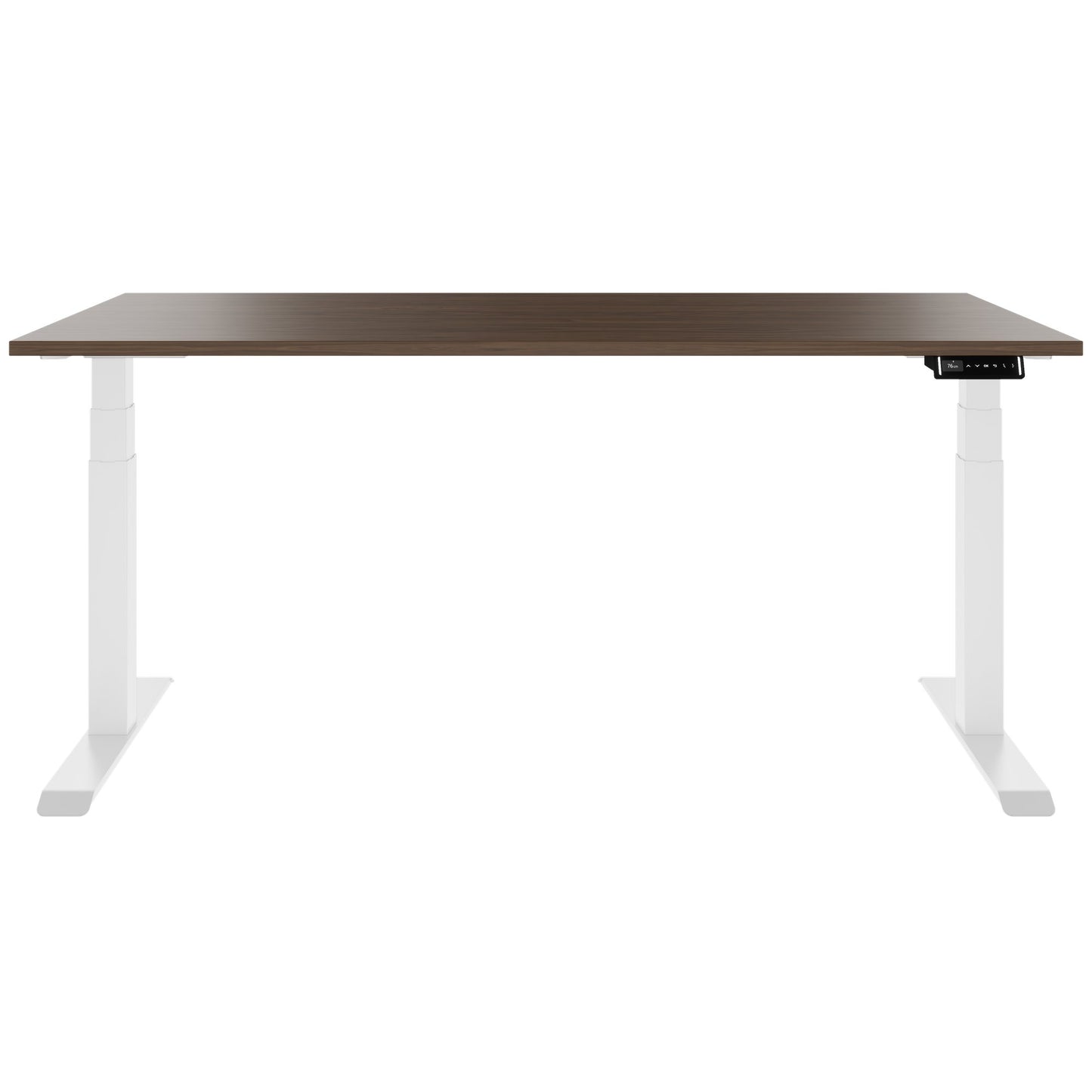 TELDRA Pro, Desk a 2 motori | 1600 - 2000 mm, regolabile in altezza elettricamente, vera fila di legno in legno