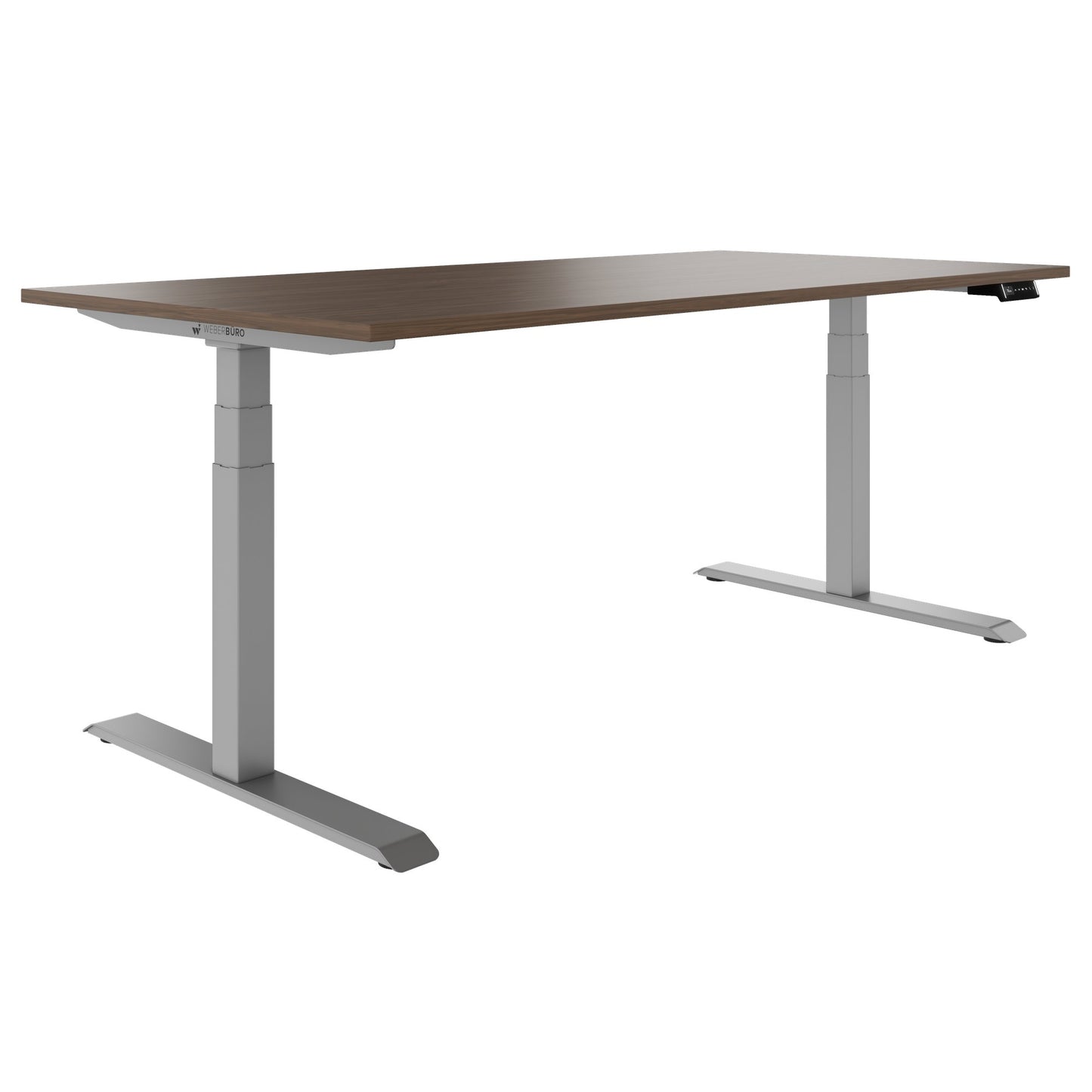 TELDRA Pro, Desk a 2 motori | 1600 - 2000 mm, regolabile in altezza elettricamente, vera fila di legno in legno