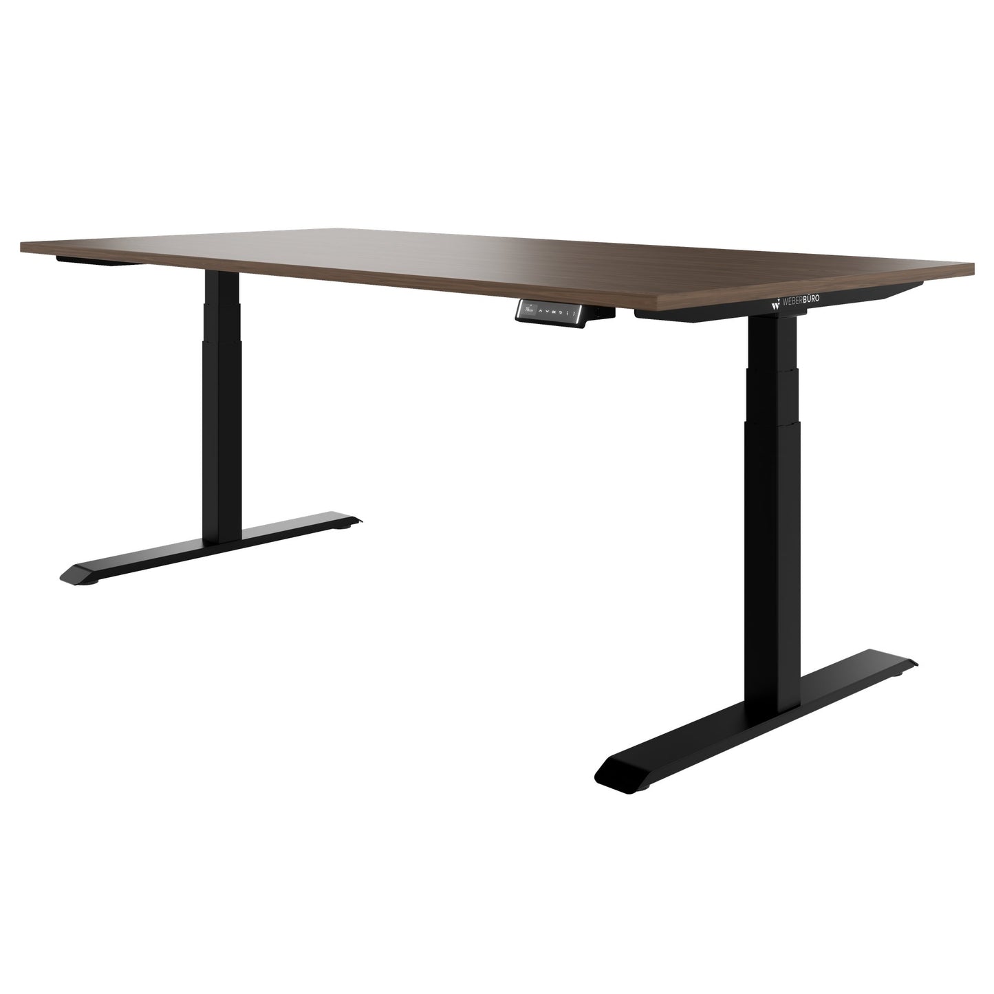 TELDRA Pro, Desk a 2 motori | 1600 - 2000 mm, regolabile in altezza elettricamente, vera fila di legno in legno