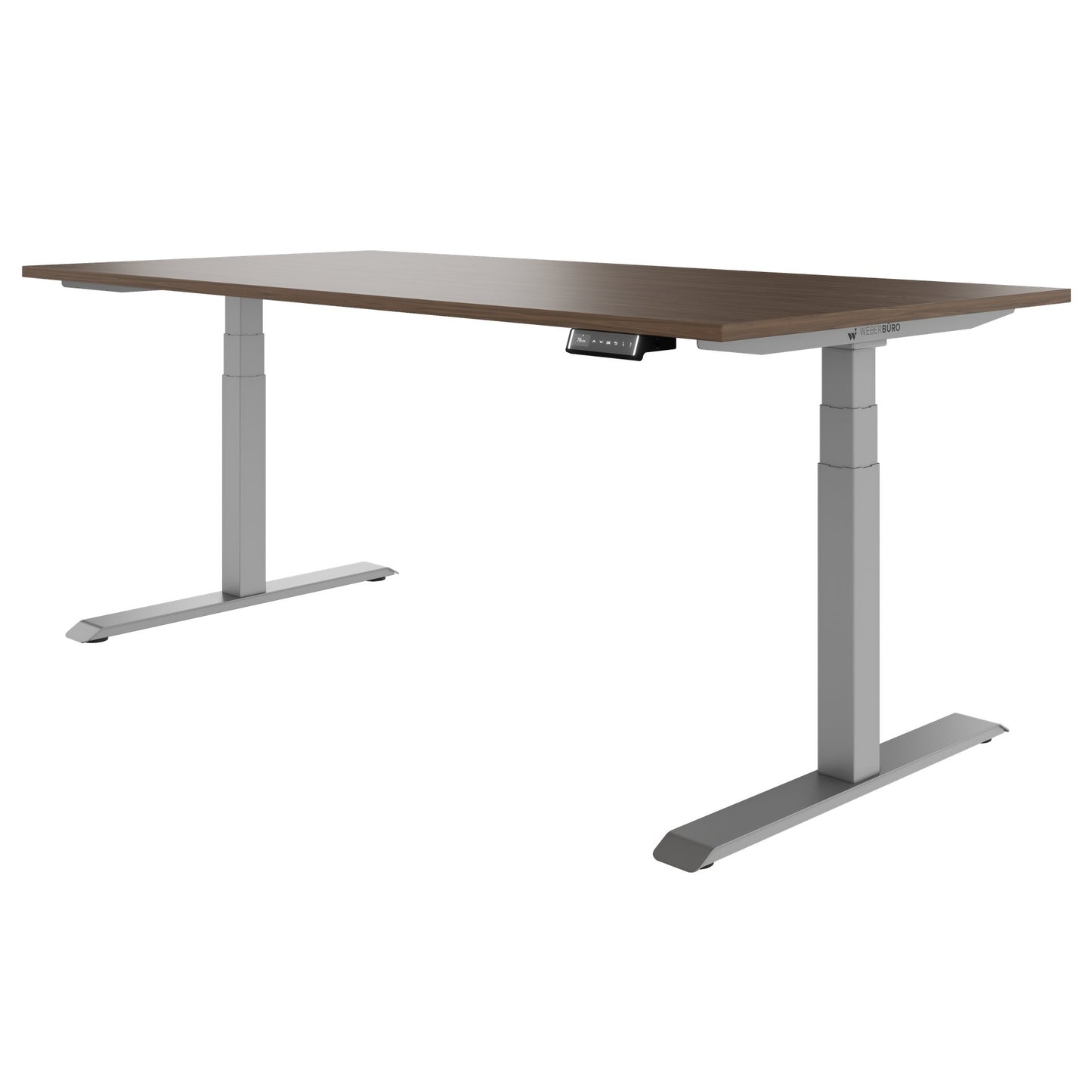 TELDRA Pro, Desk a 2 motori | 1600 - 2000 mm, regolabile in altezza elettricamente, vera fila di legno in legno