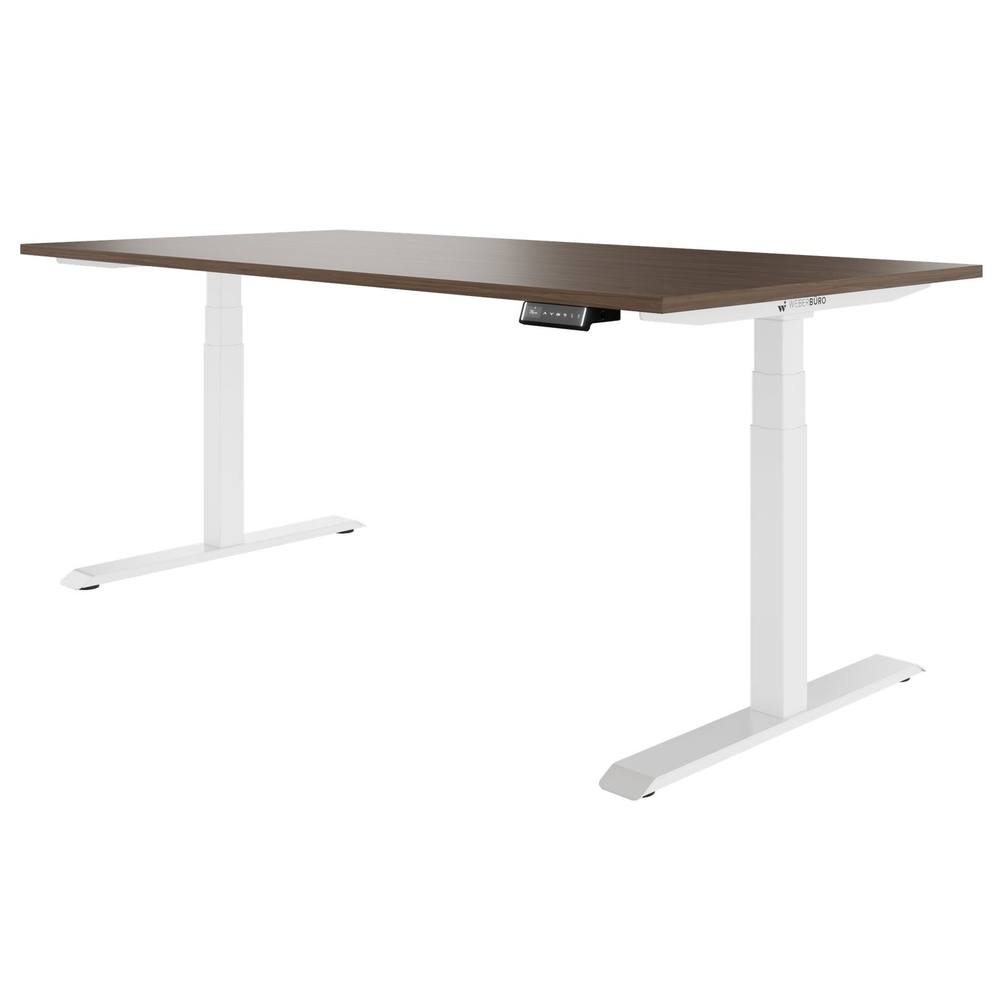 TELDRA Pro, Desk a 2 motori | 1600 - 2000 mm, regolabile in altezza elettricamente, vera fila di legno in legno