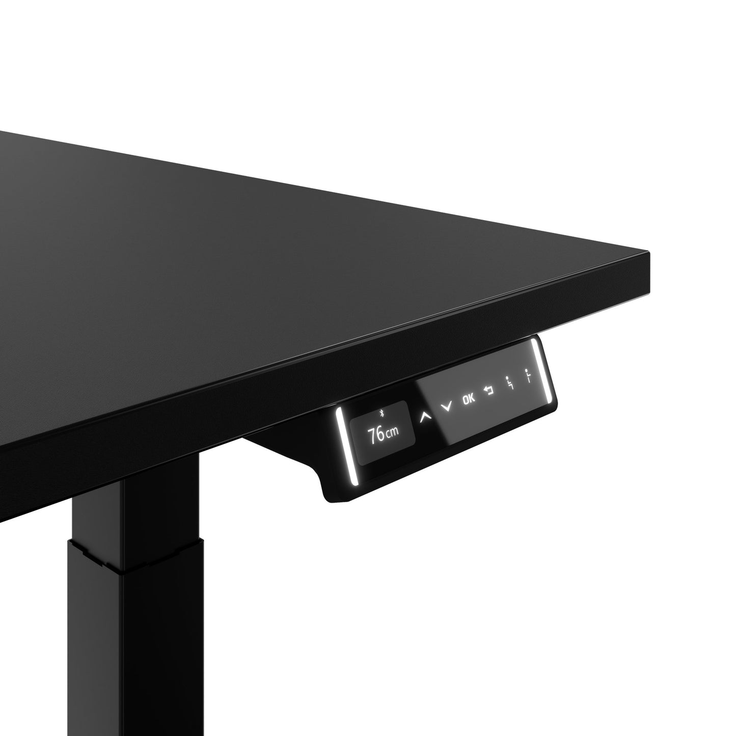 TELDRA Pro, Desk a 2 motori | 1600 - 2000 mm, regolabile altezza elettricamente, carbone Linoleum