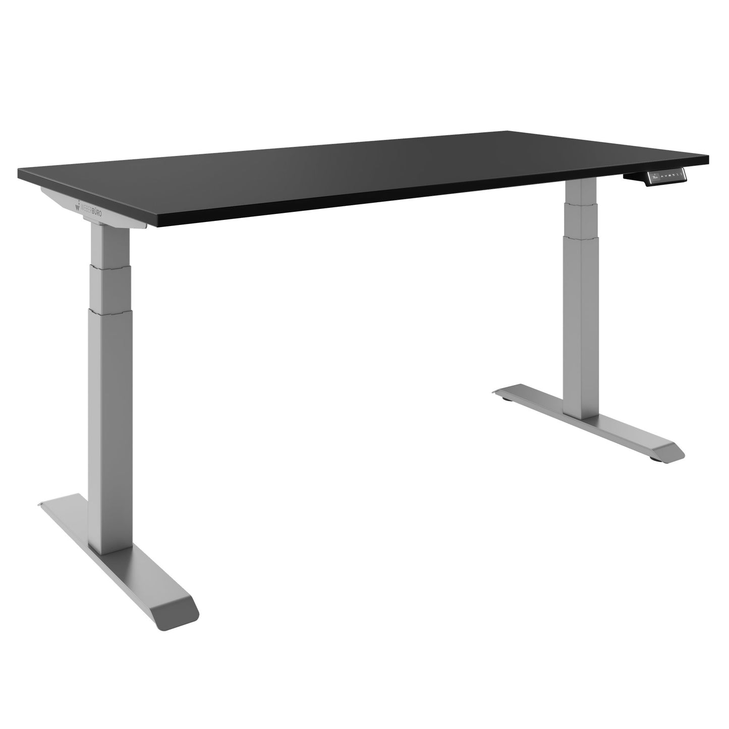 TELDRA Pro, Desk a 2 motori | 1600 - 2000 mm, regolabile altezza elettricamente, carbone Linoleum