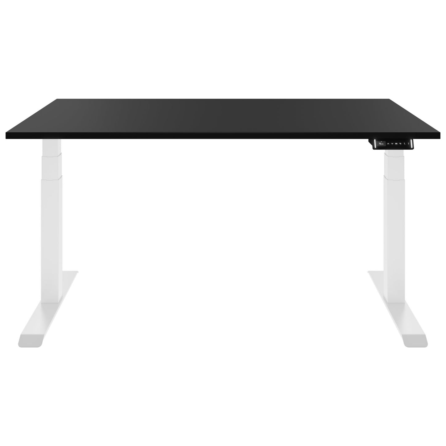 TELDRA Pro, Desk a 2 motori | 1600 - 2000 mm, regolabile altezza elettricamente, carbone Linoleum