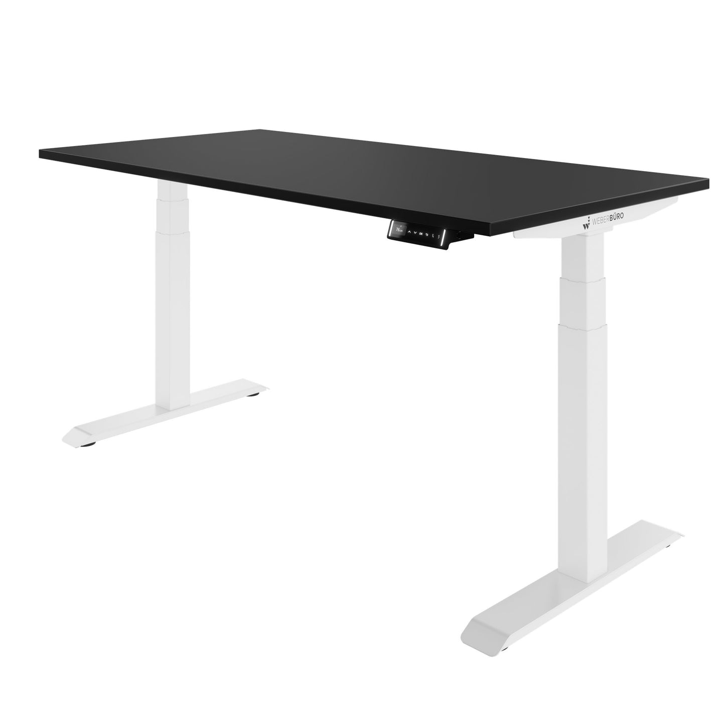 TELDRA Pro, Desk a 2 motori | 1600 - 2000 mm, regolabile altezza elettricamente, carbone Linoleum