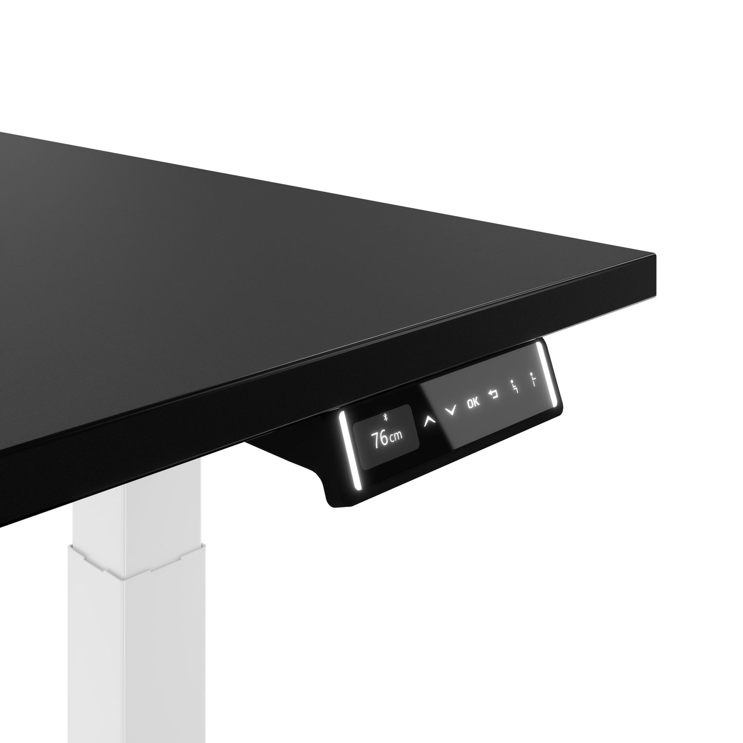 TELDRA Pro, Desk a 2 motori | 1600 - 2000 mm, regolabile altezza elettricamente, carbone Linoleum