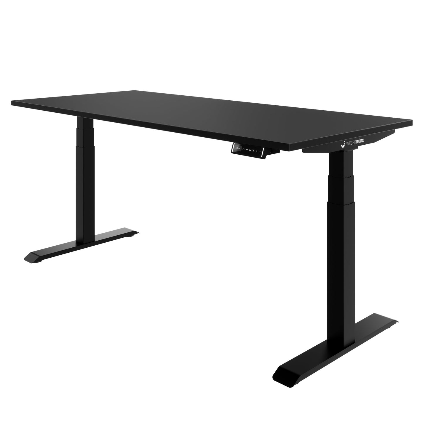 TELDRA Pro, Desk a 2 motori | 1600 - 2000 mm, regolabile altezza elettricamente, carbone Linoleum
