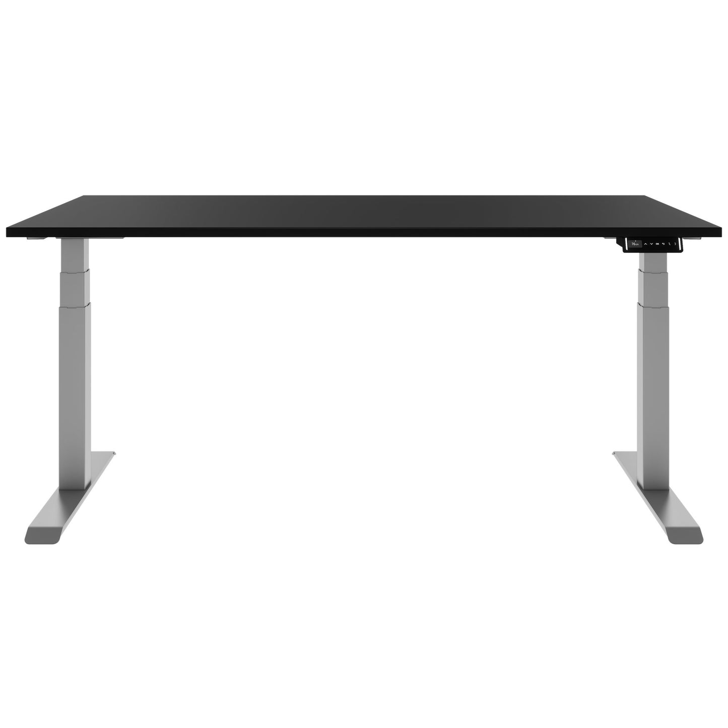 TELDRA Pro, Desk a 2 motori | 1600 - 2000 mm, regolabile altezza elettricamente, carbone Linoleum