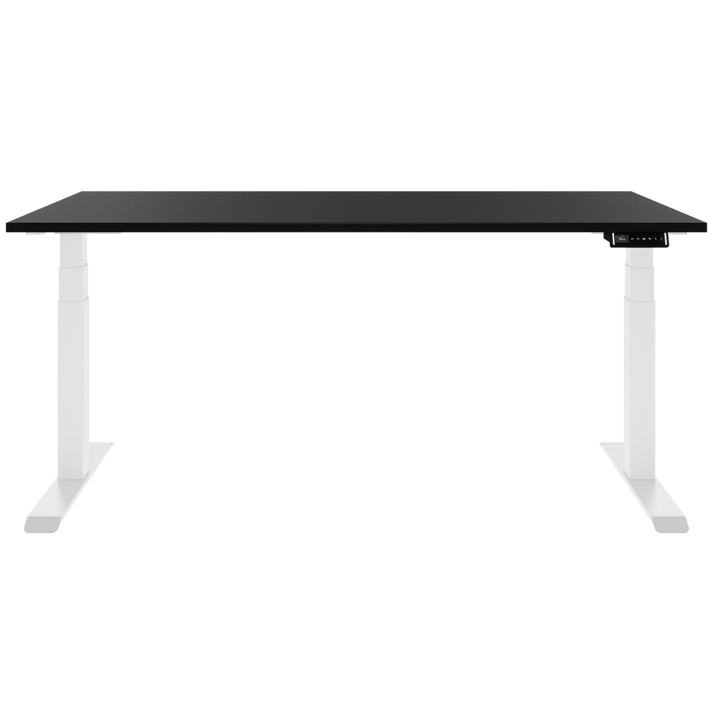 TELDRA Pro, Desk a 2 motori | 1600 - 2000 mm, regolabile altezza elettricamente, carbone Linoleum