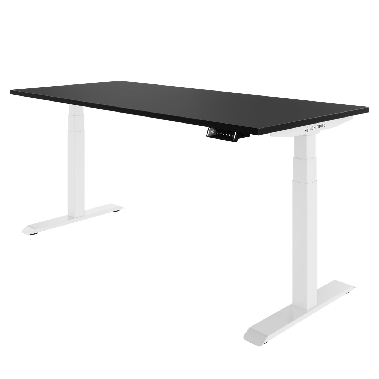 TELDRA Pro, Desk a 2 motori | 1600 - 2000 mm, regolabile altezza elettricamente, carbone Linoleum
