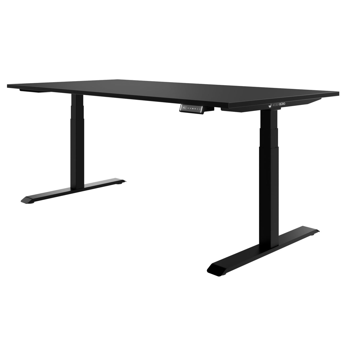 TELDRA Pro, Desk a 2 motori | 1600 - 2000 mm, regolabile altezza elettricamente, carbone Linoleum