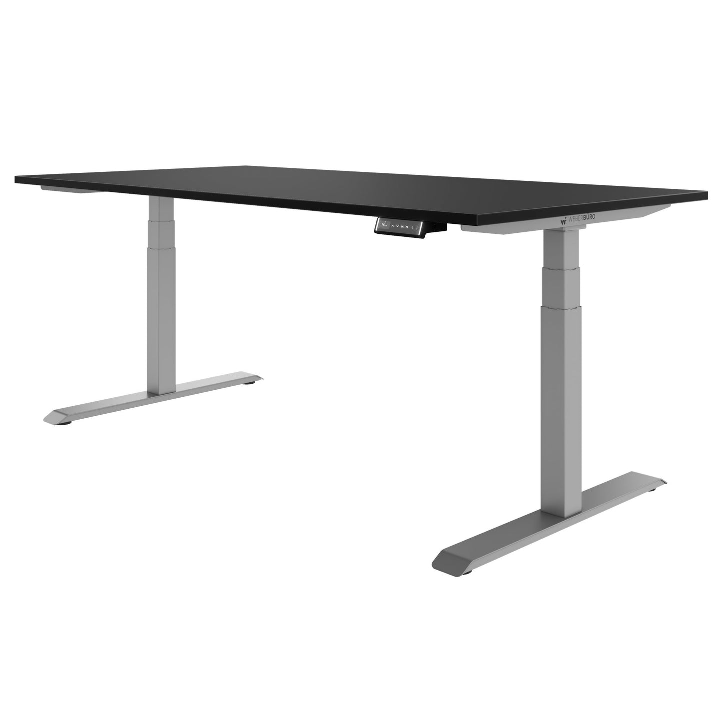 TELDRA Pro, Desk a 2 motori | 1600 - 2000 mm, regolabile altezza elettricamente, carbone Linoleum