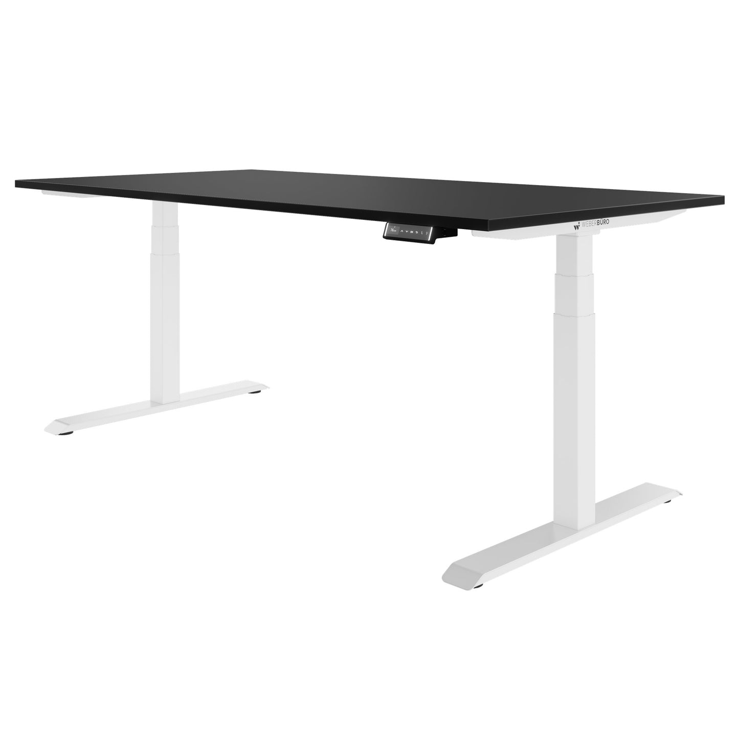 TELDRA Pro, Desk a 2 motori | 1600 - 2000 mm, regolabile altezza elettricamente, carbone Linoleum