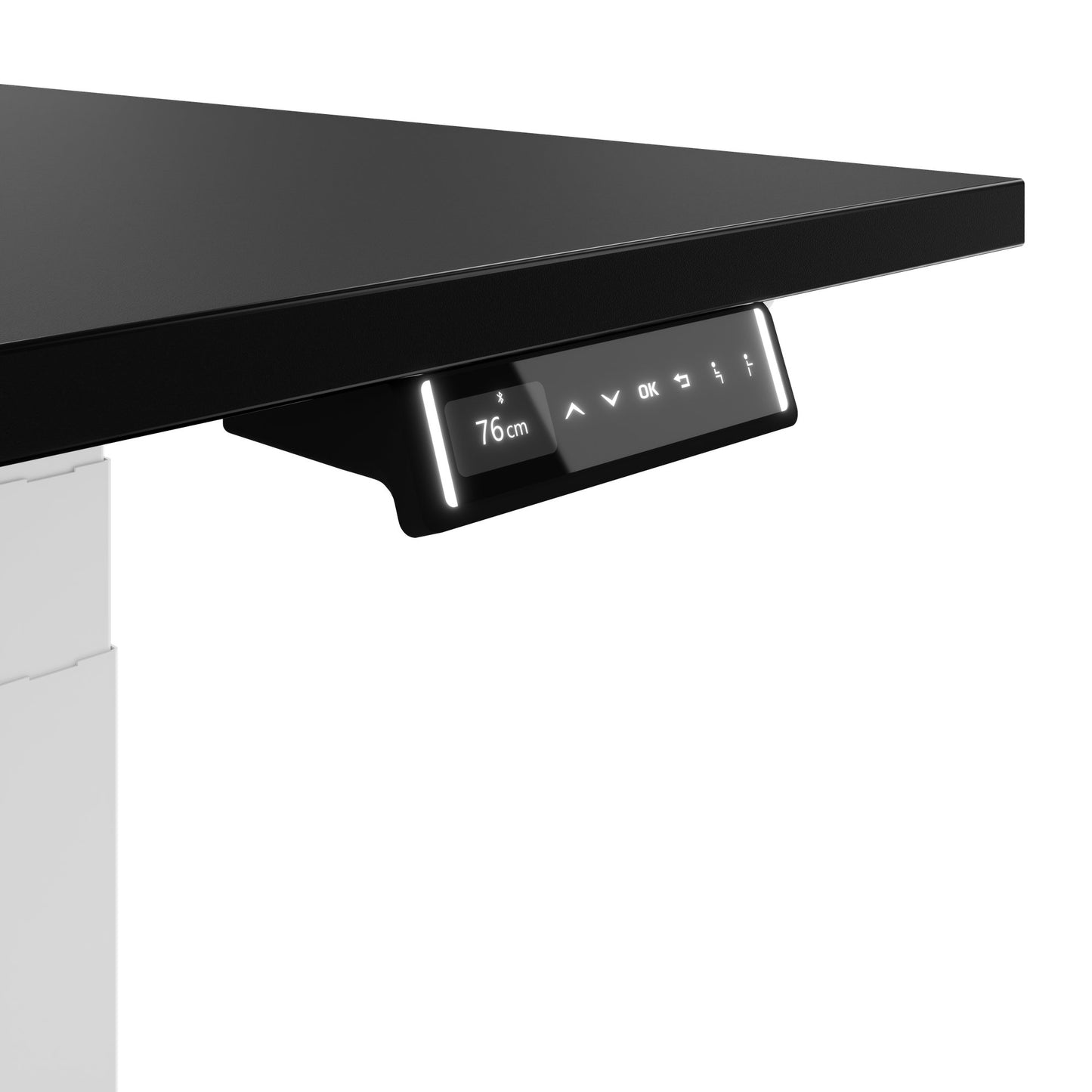 TELDRA Pro, Desk a 2 motori | 1600 - 2000 mm, regolabile altezza elettricamente, carbone Linoleum