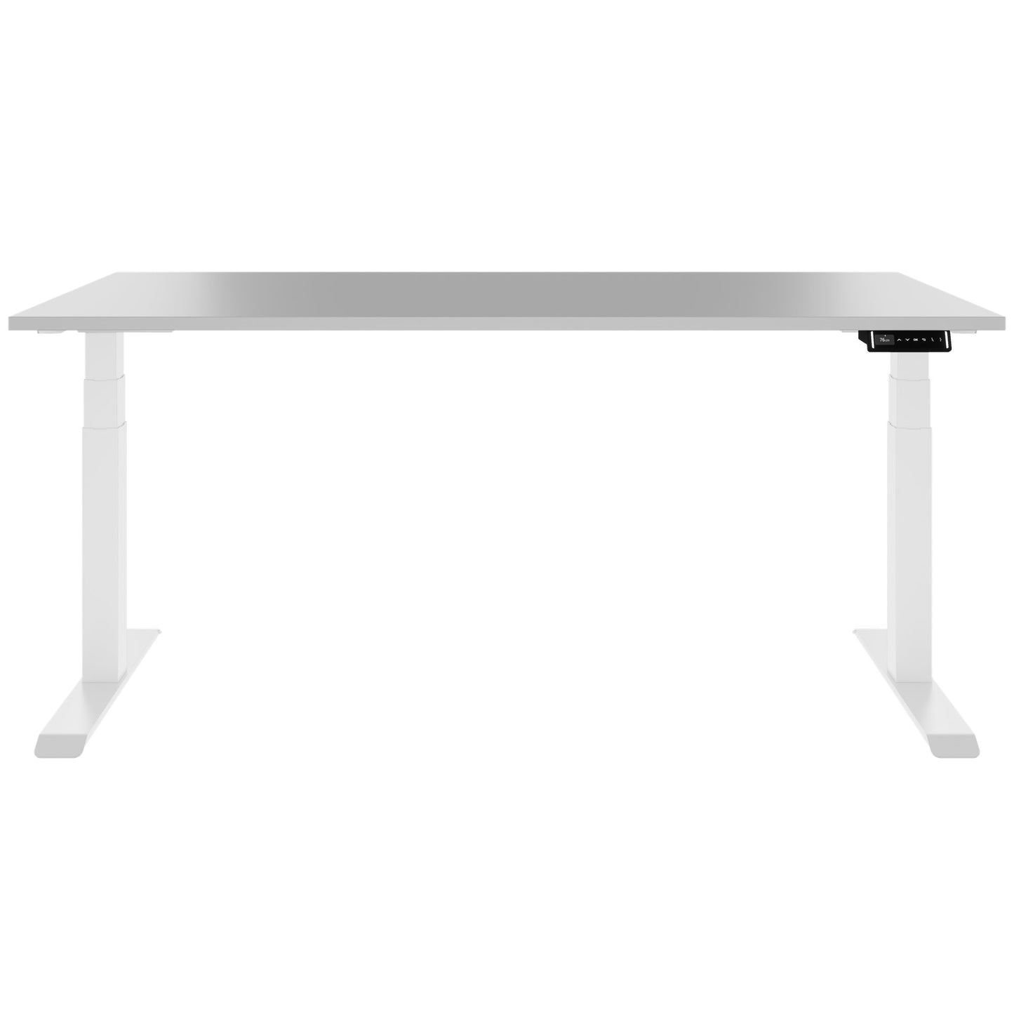 TELDRA Pro, Bureau à 2 moteurs | 1600 - 2000 mm, réglable à hauteur électrique, cailloun linoléum