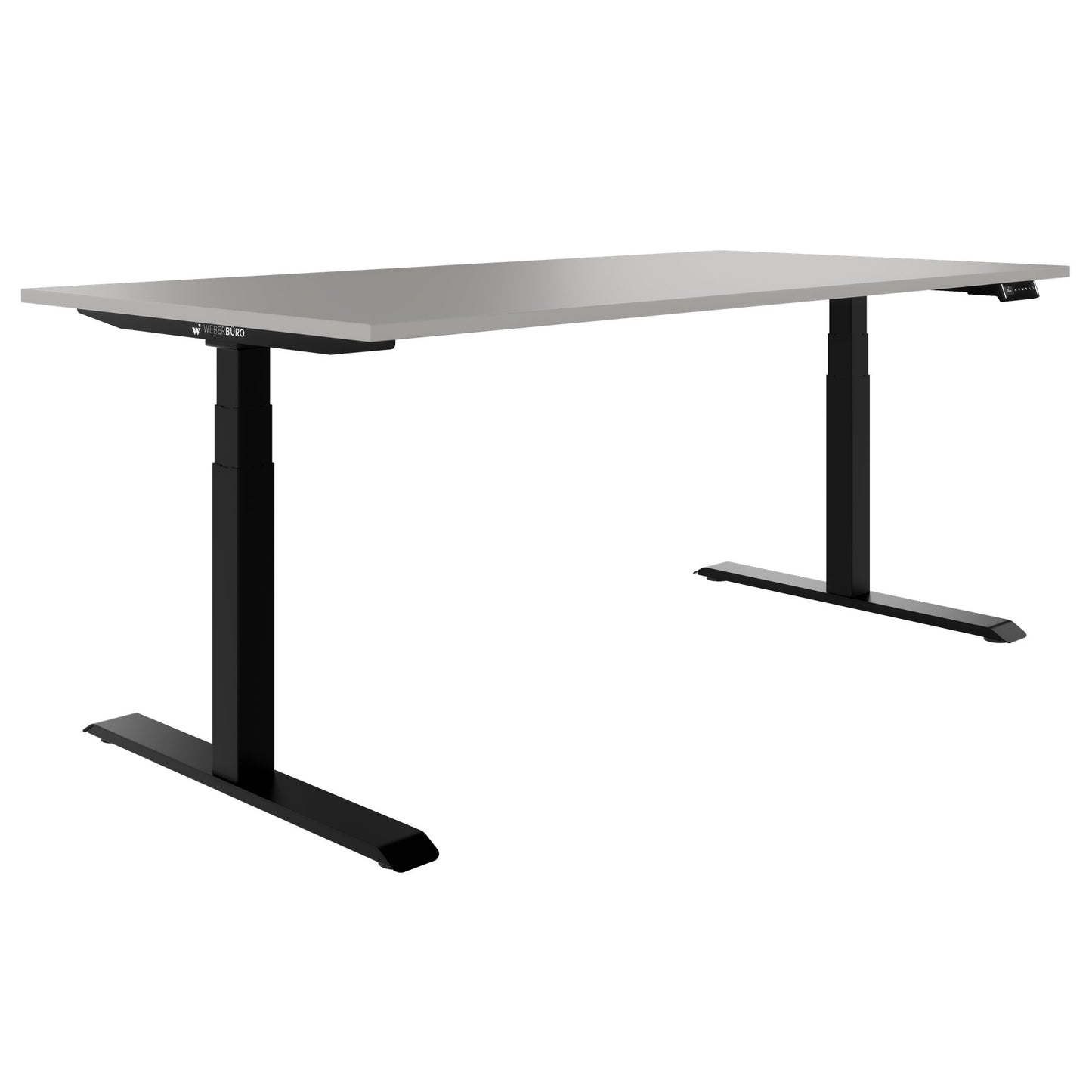 TELDRA Pro, Bureau à 2 moteurs | 1600 - 2000 mm, réglable à hauteur électrique, cailloun linoléum