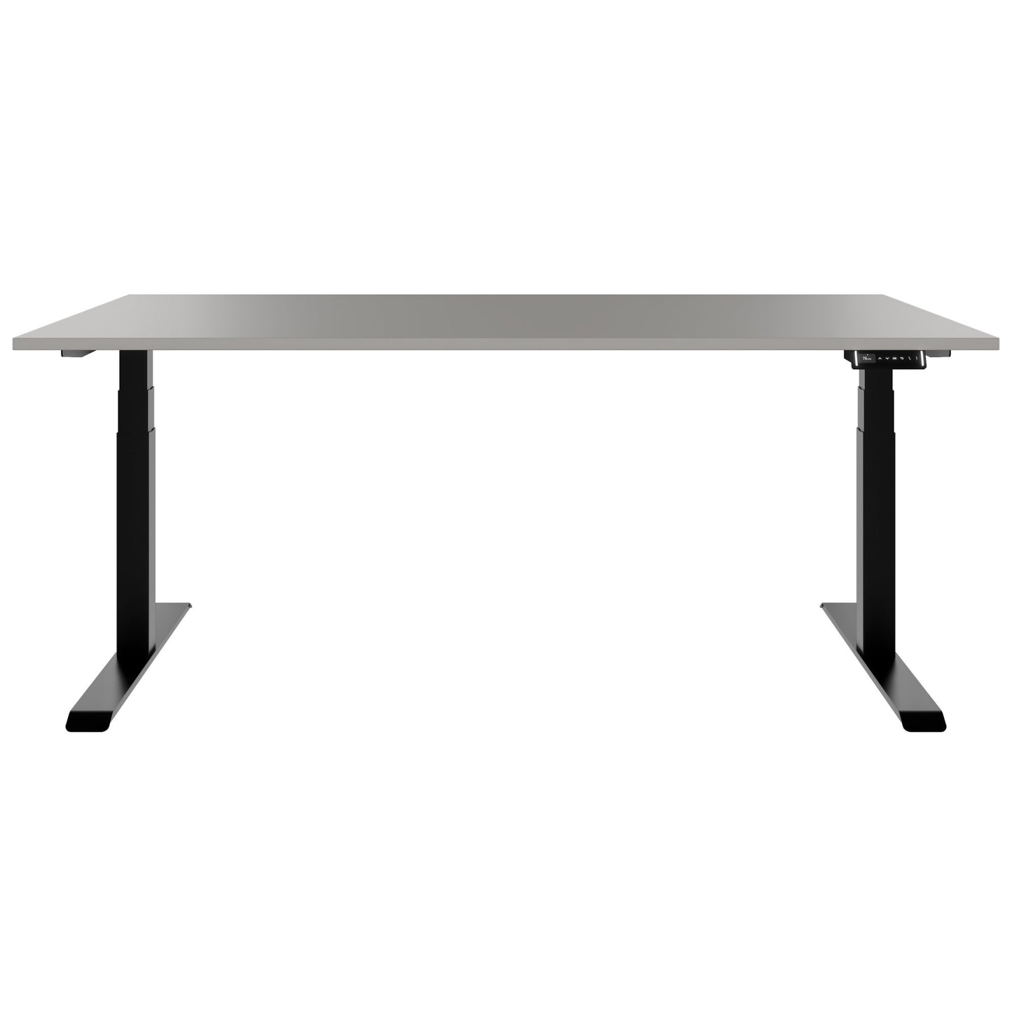 TELDRA Pro, Bureau à 2 moteurs | 1600 - 2000 mm, réglable à hauteur électrique, cailloun linoléum