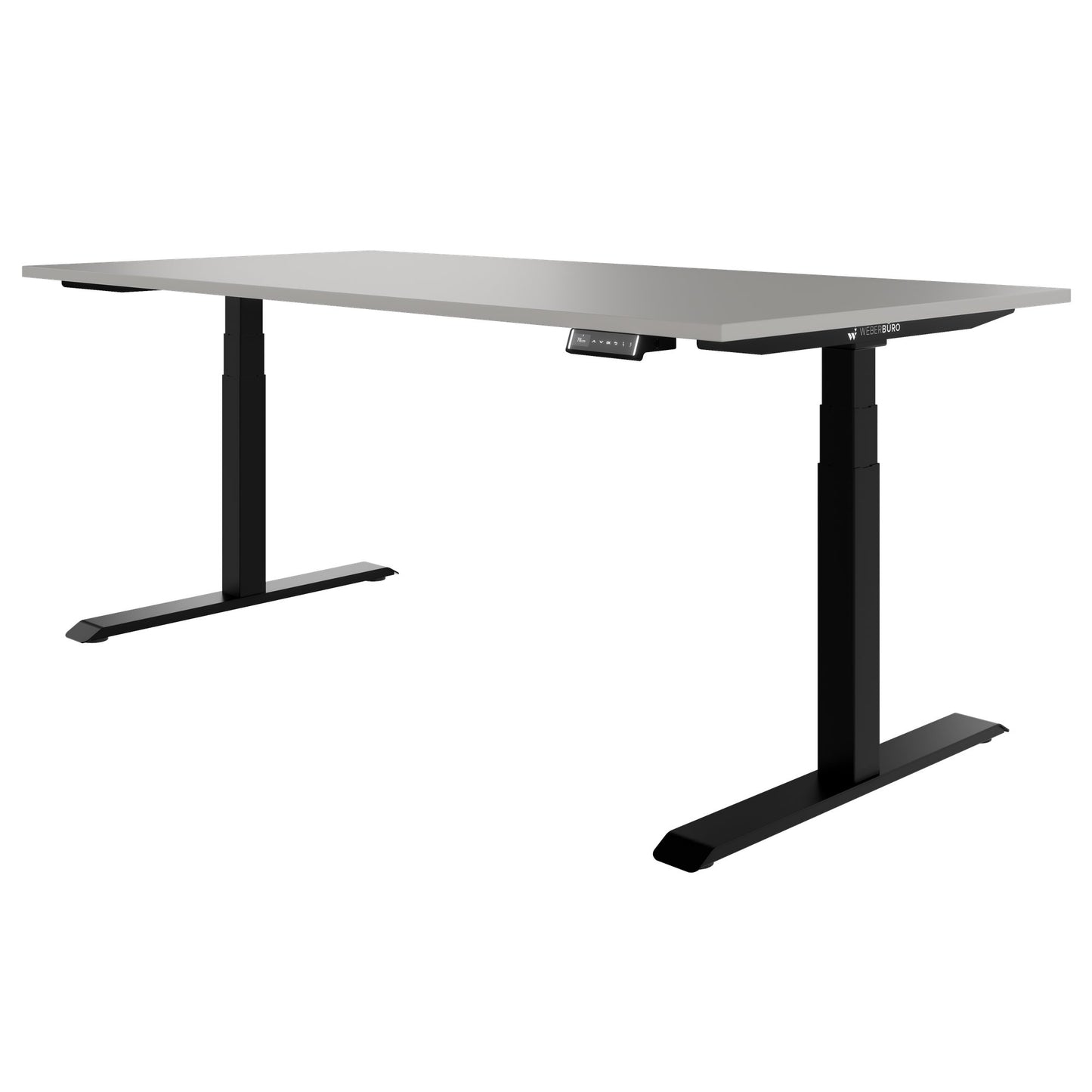 TELDRA Pro, Bureau à 2 moteurs | 1600 - 2000 mm, réglable à hauteur électrique, cailloun linoléum