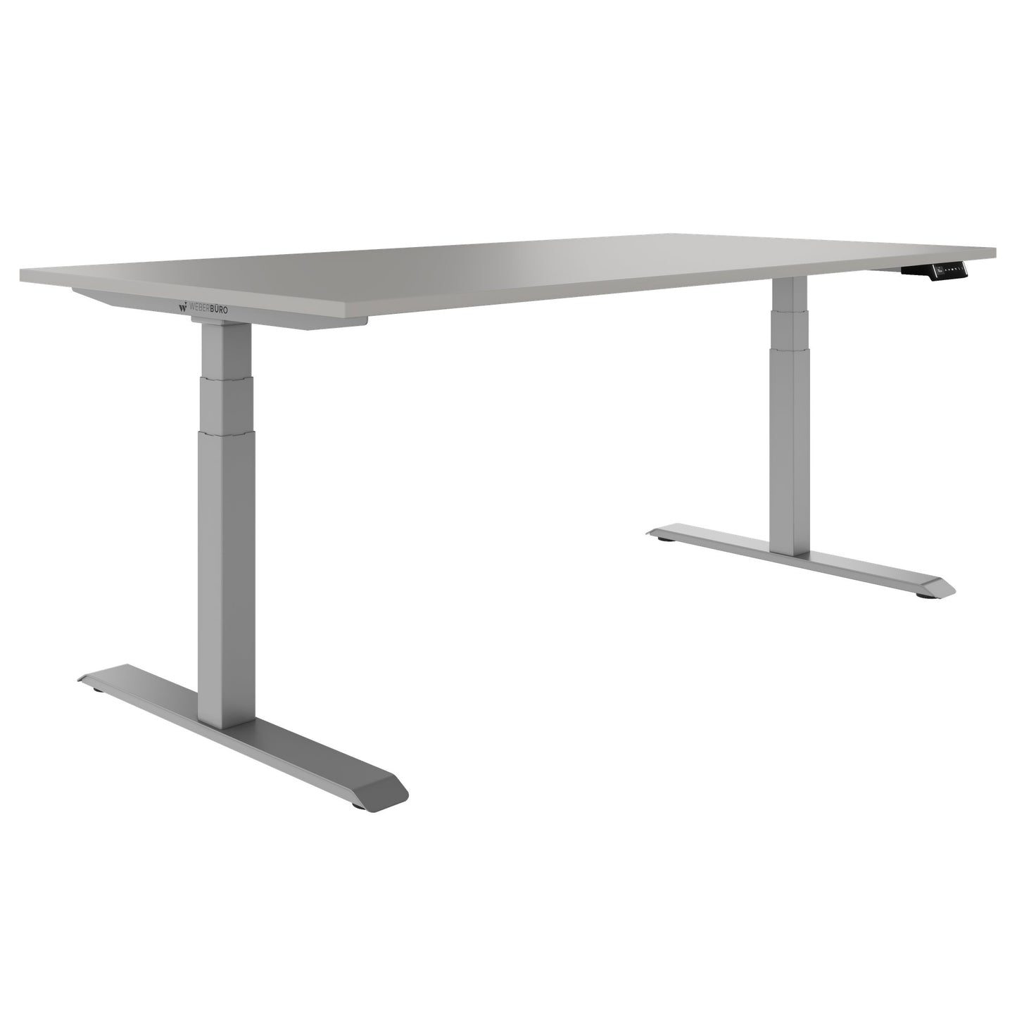 TELDRA Pro, Bureau à 2 moteurs | 1600 - 2000 mm, réglable à hauteur électrique, cailloun linoléum