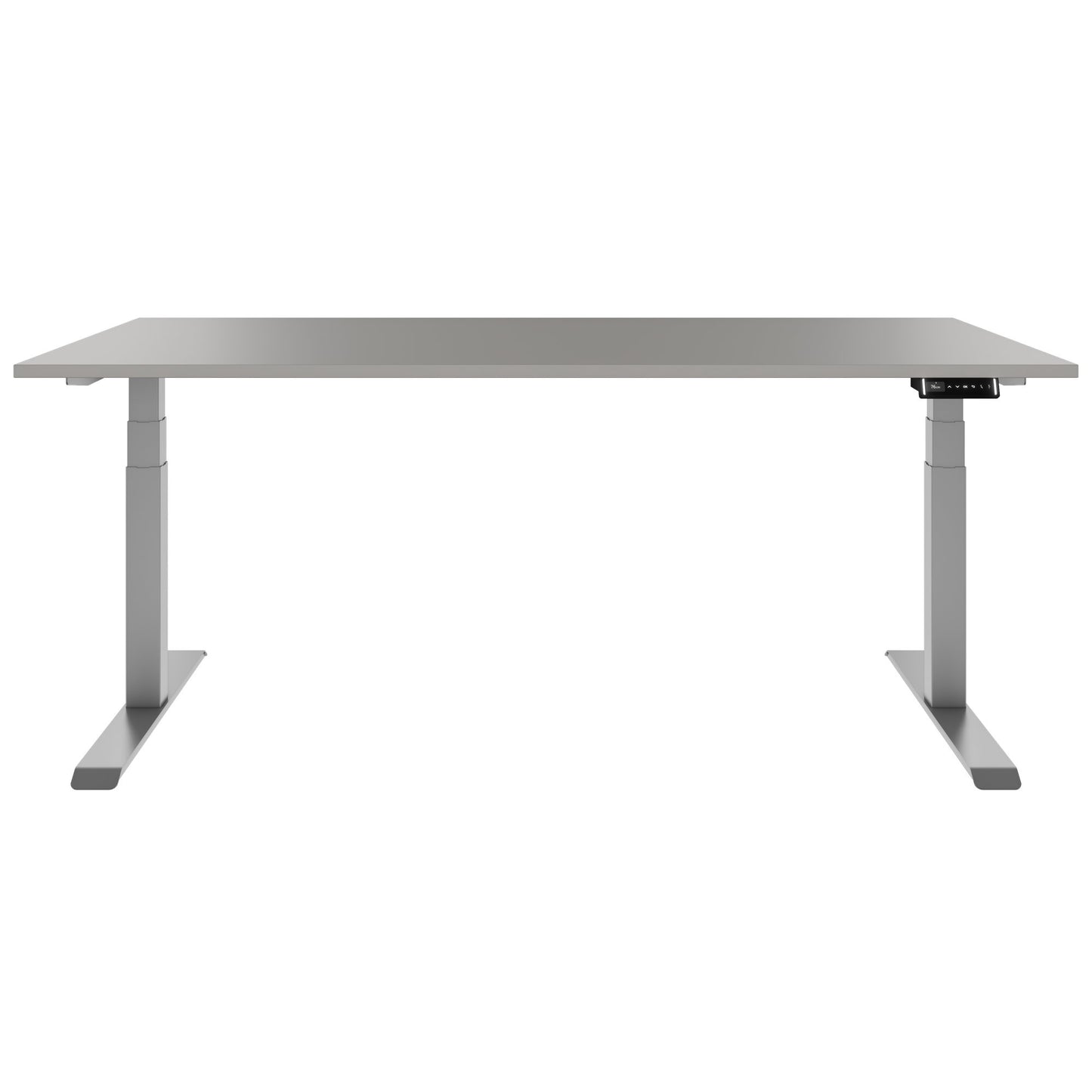 TELDRA Pro, Bureau à 2 moteurs | 1600 - 2000 mm, réglable à hauteur électrique, cailloun linoléum