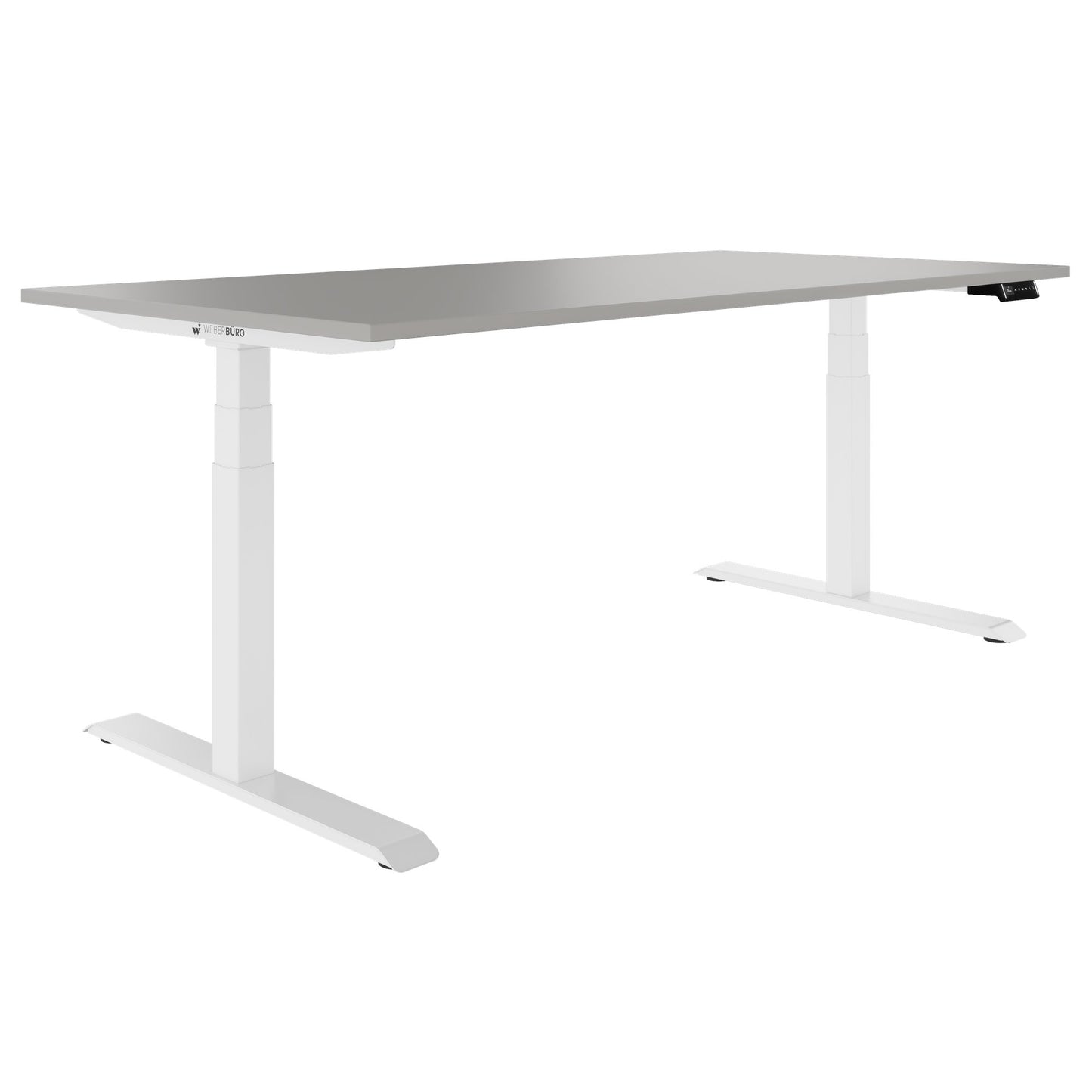 TELDRA Pro, Bureau à 2 moteurs | 1600 - 2000 mm, réglable à hauteur électrique, cailloun linoléum