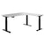 TELDRA Pro, 3-motor corner desk | 1800 x 1600 mm, electrically height-adjustable, pearl gray