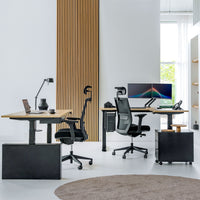 TELDRA Pro, 3-motor corner desk | 1800 x 1600 mm, electrically height-adjustable, pearl gray