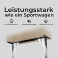 TELDRA Pro Curve, 2-Motoren-Schreibtisch | 1200-2000 mm, elektrisch höhenverstellbar, Bernsteineiche - 6 Thumbnail Image