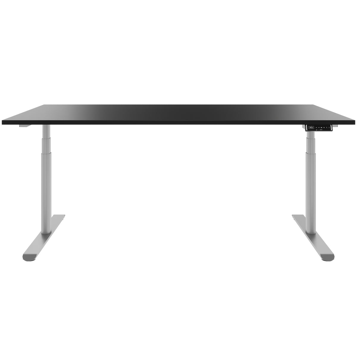 TELDRA Pro Curve, 2-Motoren-Schreibtisch | 1200-2000 mm, elektrisch höhenverstellbar, Schwarz