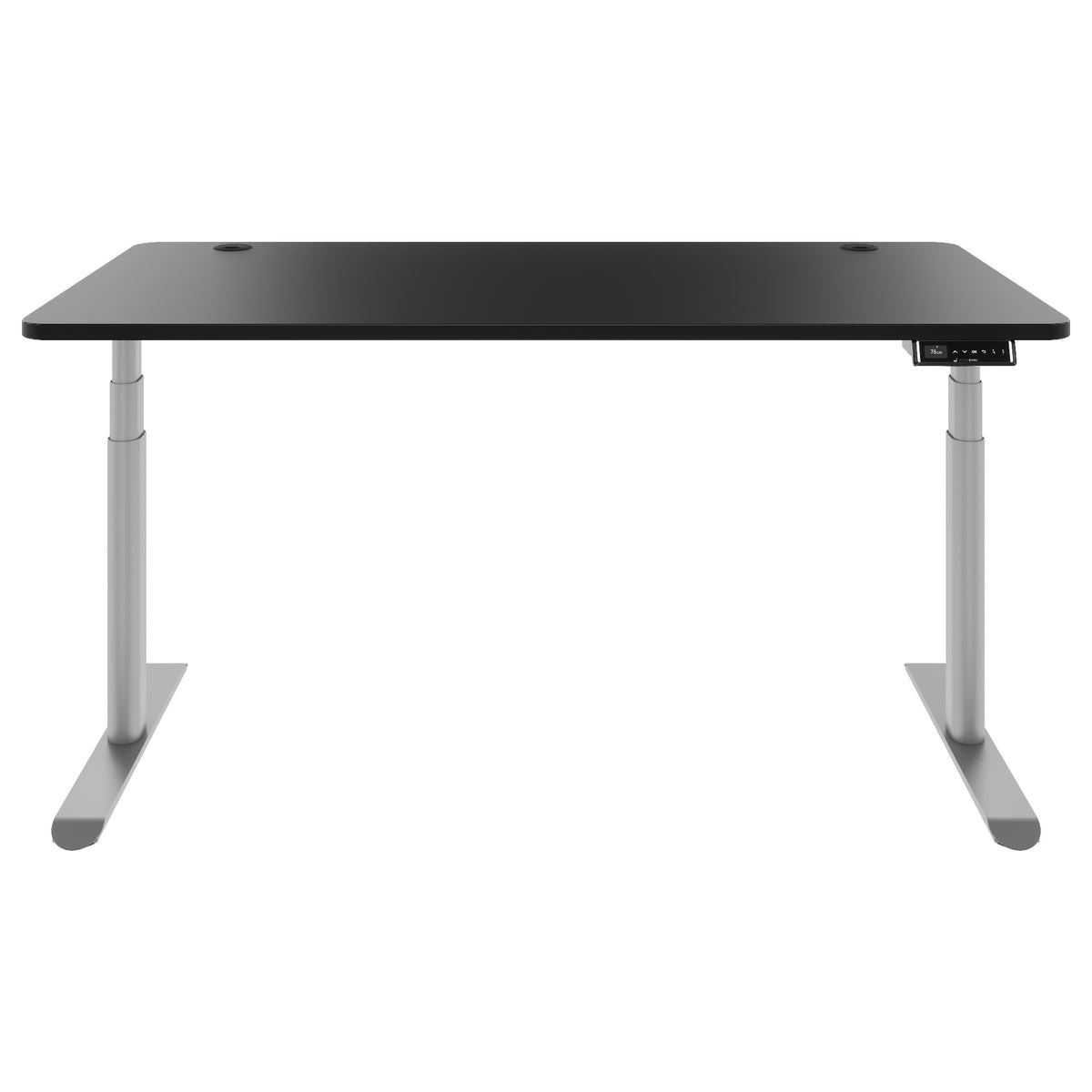 TELDRA Pro Curve, 2-Motoren-Schreibtisch | 1200-2000 mm, elektrisch höhenverstellbar, Schwarz