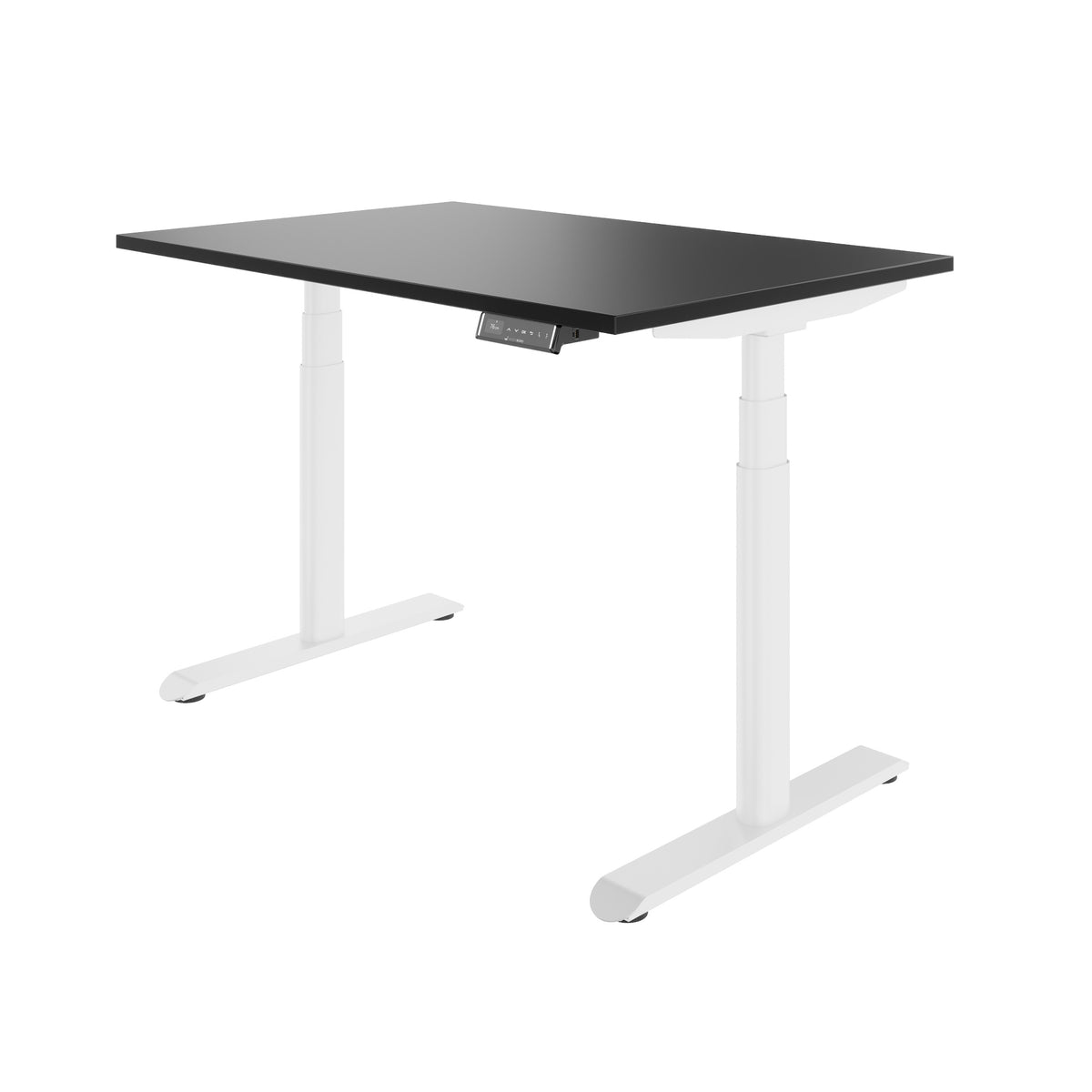 TELDRA Pro Curve, 2-Motoren-Schreibtisch | 1200-2000 mm, elektrisch höhenverstellbar, Schwarz