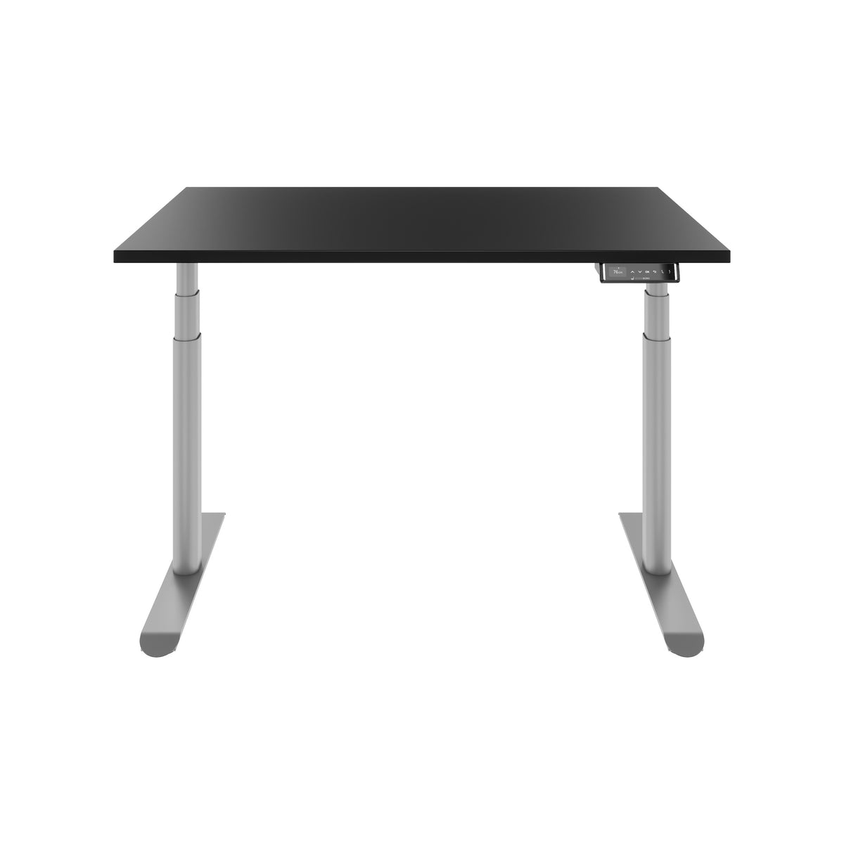 TELDRA Pro Curve, 2-Motoren-Schreibtisch | 1200-2000 mm, elektrisch höhenverstellbar, Schwarz
