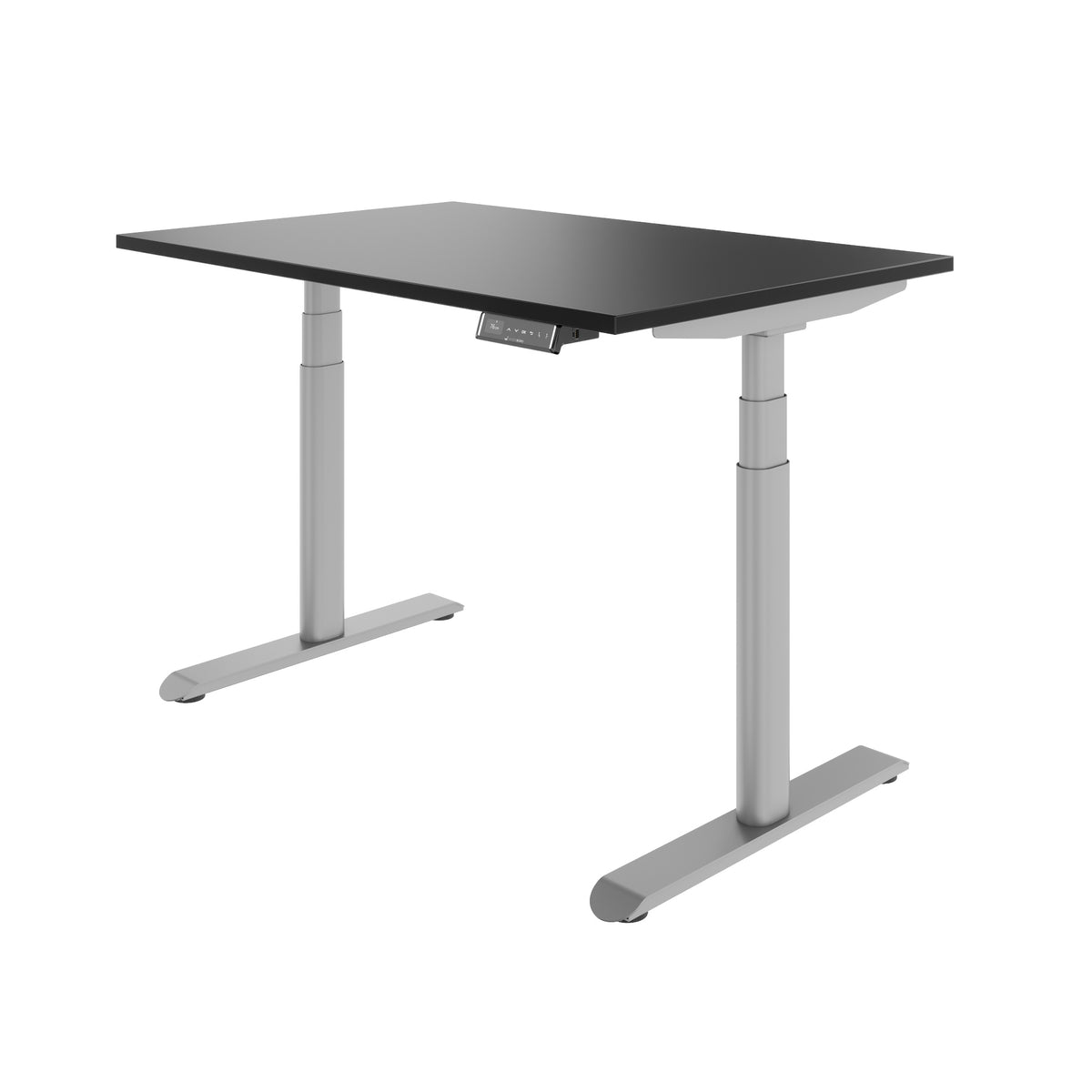 TELDRA Pro Curve, 2-Motoren-Schreibtisch | 1200-2000 mm, elektrisch höhenverstellbar, Schwarz