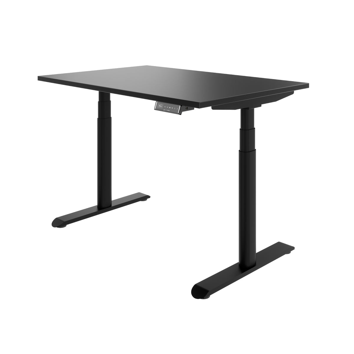 TELDRA Pro Curve, 2-Motoren-Schreibtisch | 1200-2000 mm, elektrisch höhenverstellbar, Schwarz