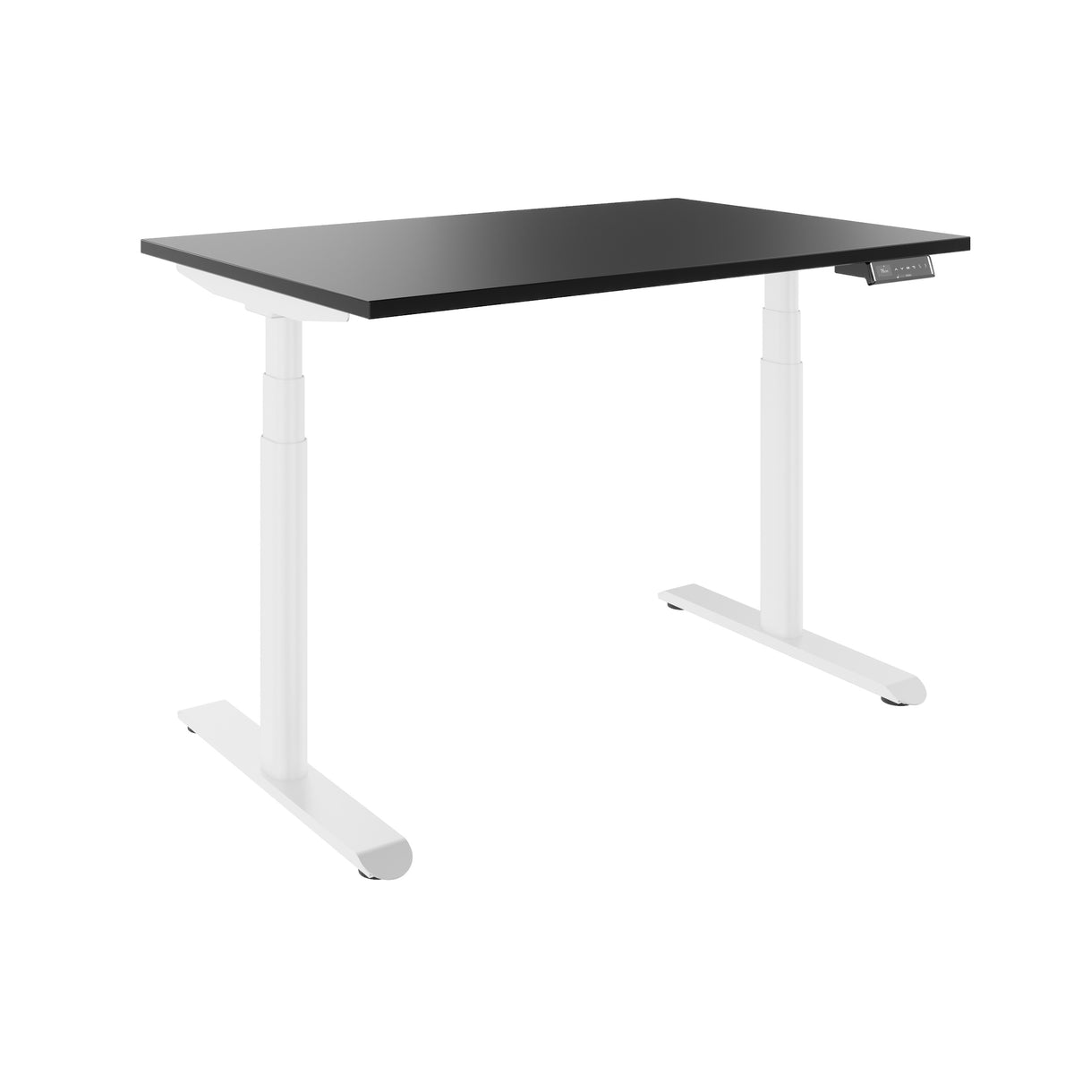 TELDRA Pro Curve, 2-Motoren-Schreibtisch | 1200-2000 mm, elektrisch höhenverstellbar, Schwarz
