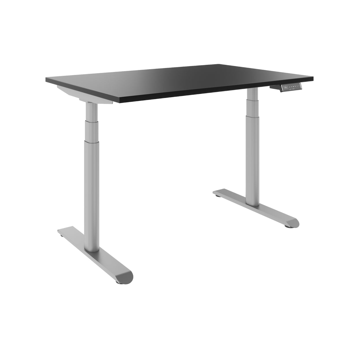 TELDRA Pro Curve, 2-Motoren-Schreibtisch | 1200-2000 mm, elektrisch höhenverstellbar, Schwarz