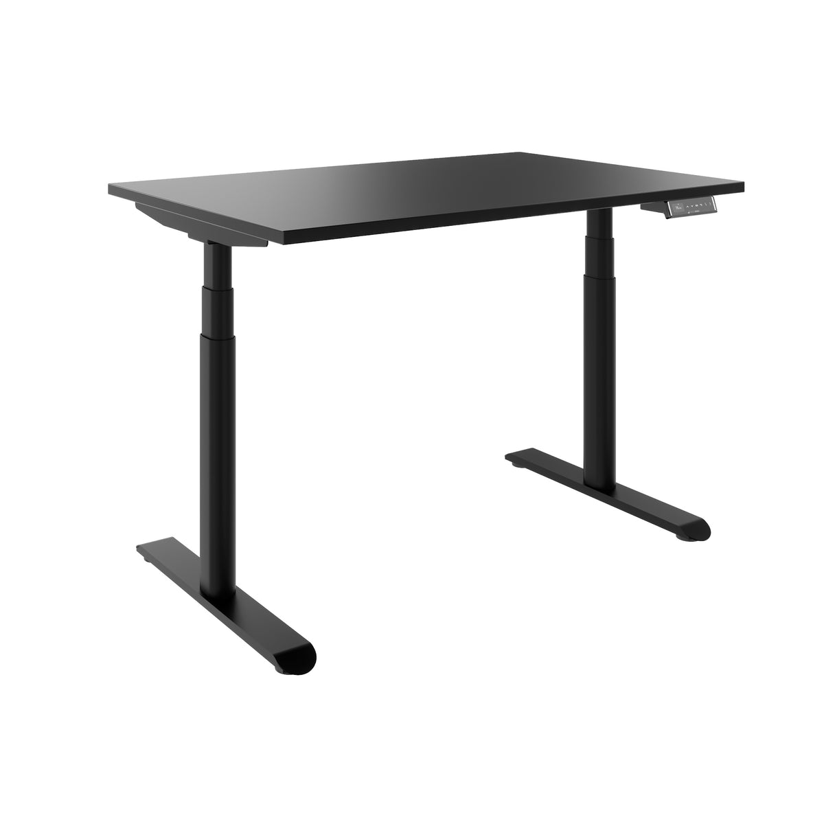 TELDRA Pro Curve, 2-Motoren-Schreibtisch | 1200-2000 mm, elektrisch höhenverstellbar, Schwarz