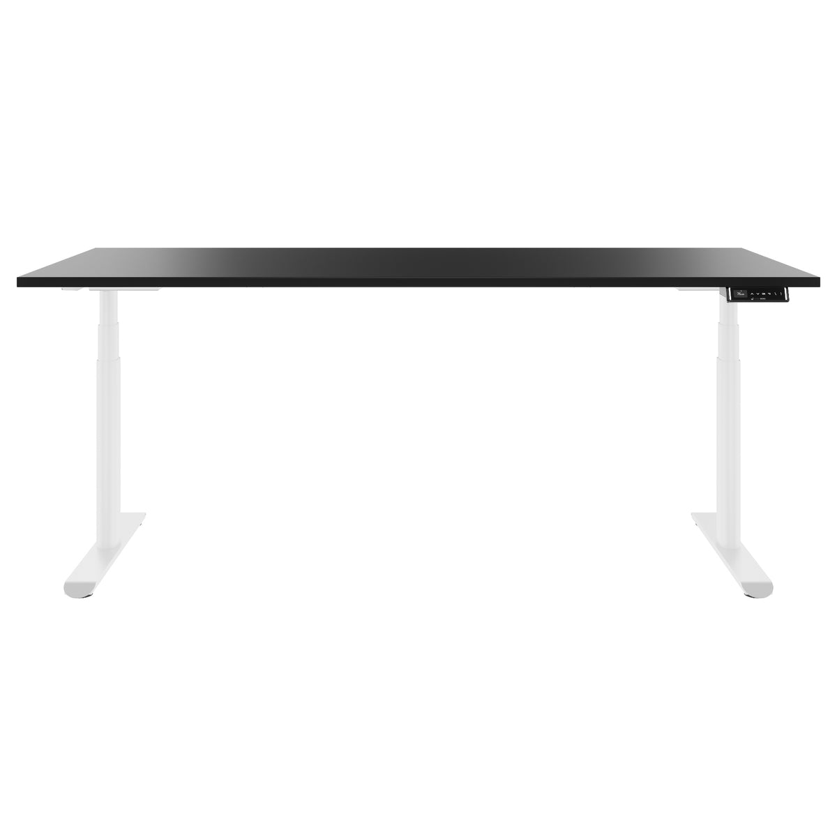 TELDRA Pro Curve, 2-Motoren-Schreibtisch | 1200-2000 mm, elektrisch höhenverstellbar, Schwarz