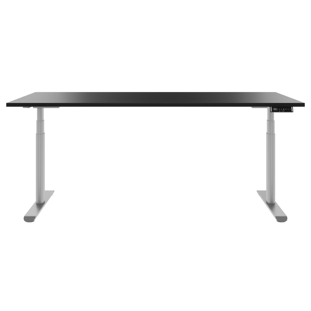 TELDRA Pro Curve, 2-Motoren-Schreibtisch | 1200-2000 mm, elektrisch höhenverstellbar, Schwarz