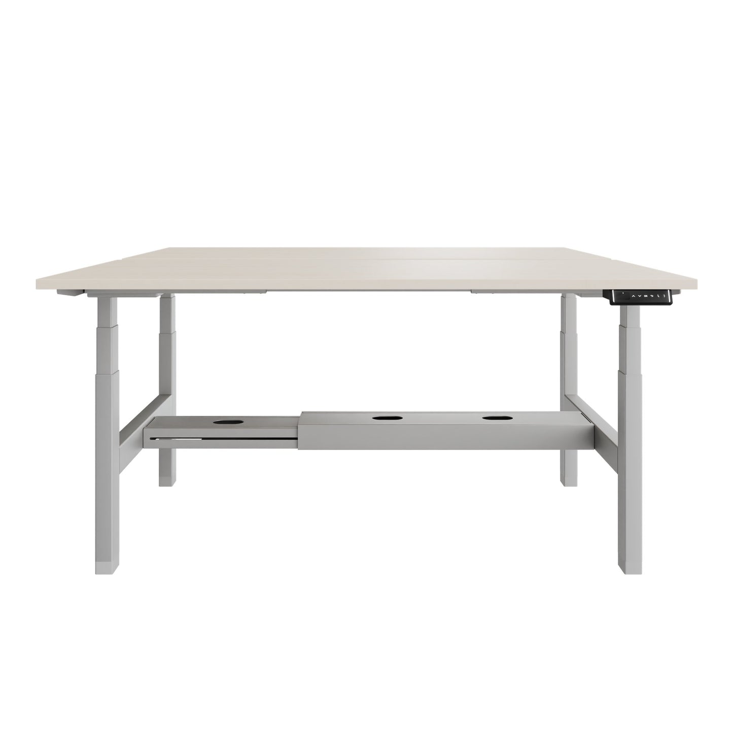 Bureau TELDRA Pro Team | 1600-1800 mm, réglable en hauteur électriquement, érable