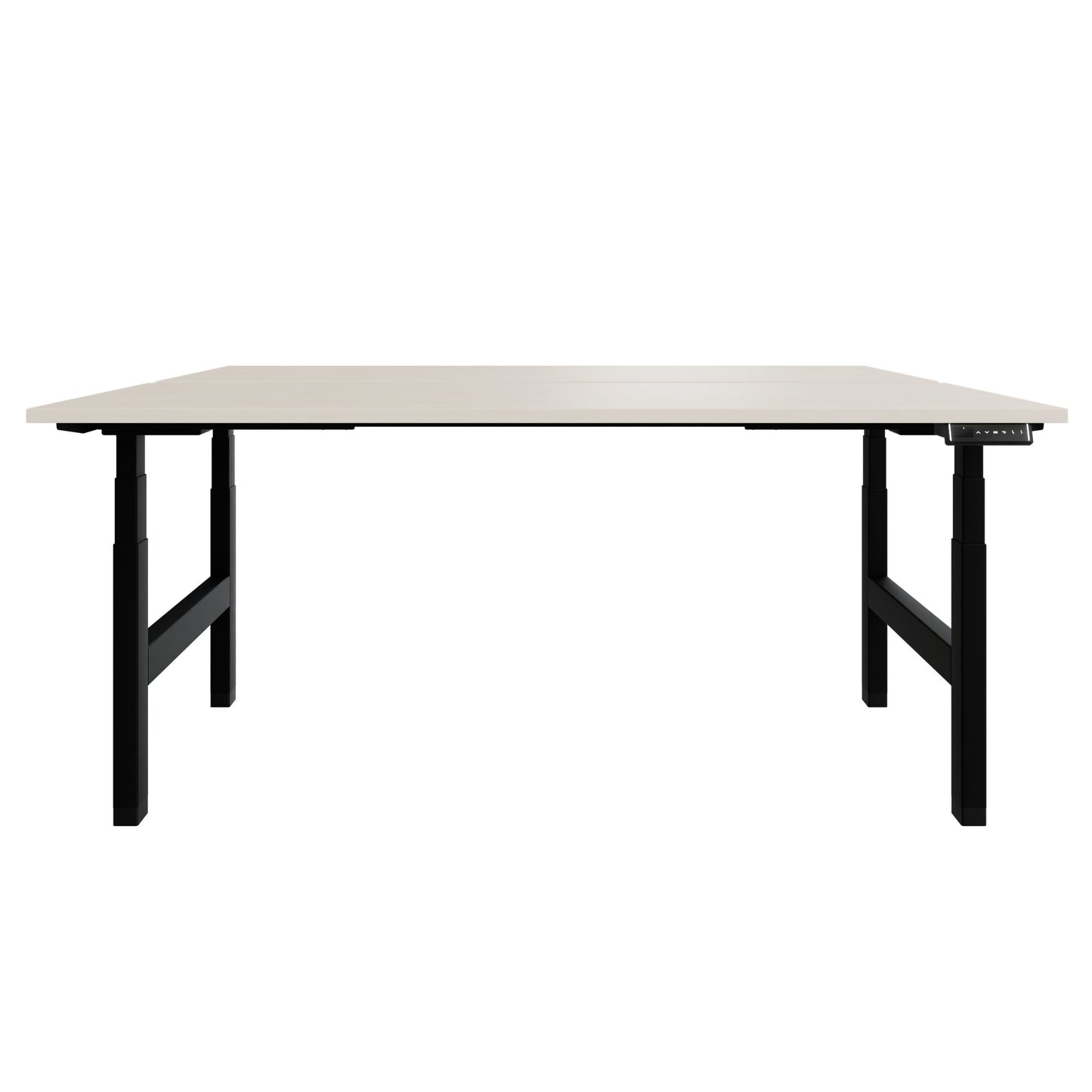 Bureau TELDRA Pro Team | 1600-1800 mm, réglable en hauteur électriquement, érable