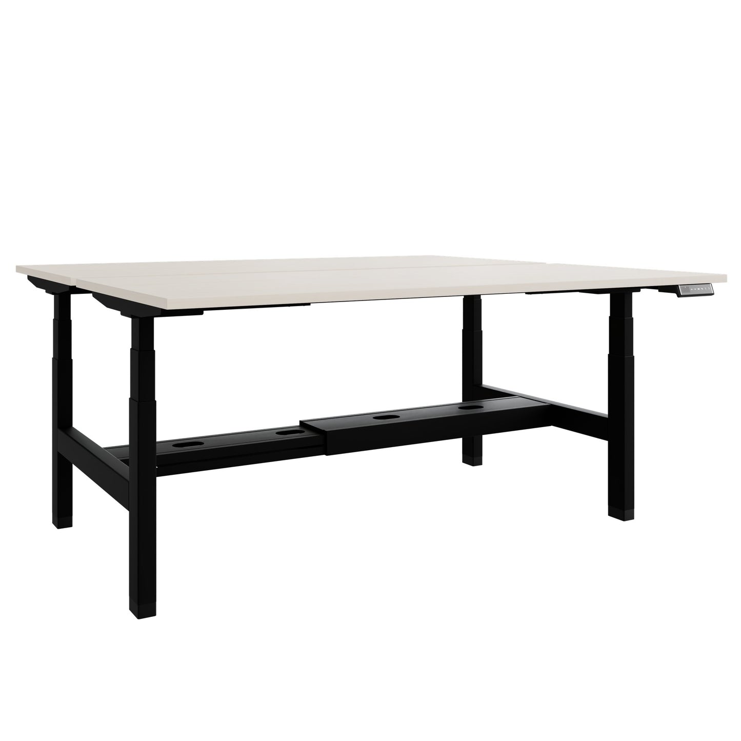 Bureau TELDRA Pro Team | 1600-1800 mm, réglable en hauteur électriquement, érable