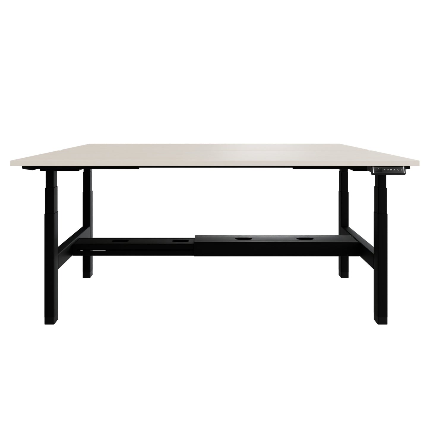 Bureau TELDRA Pro Team | 1600-1800 mm, réglable en hauteur électriquement, érable