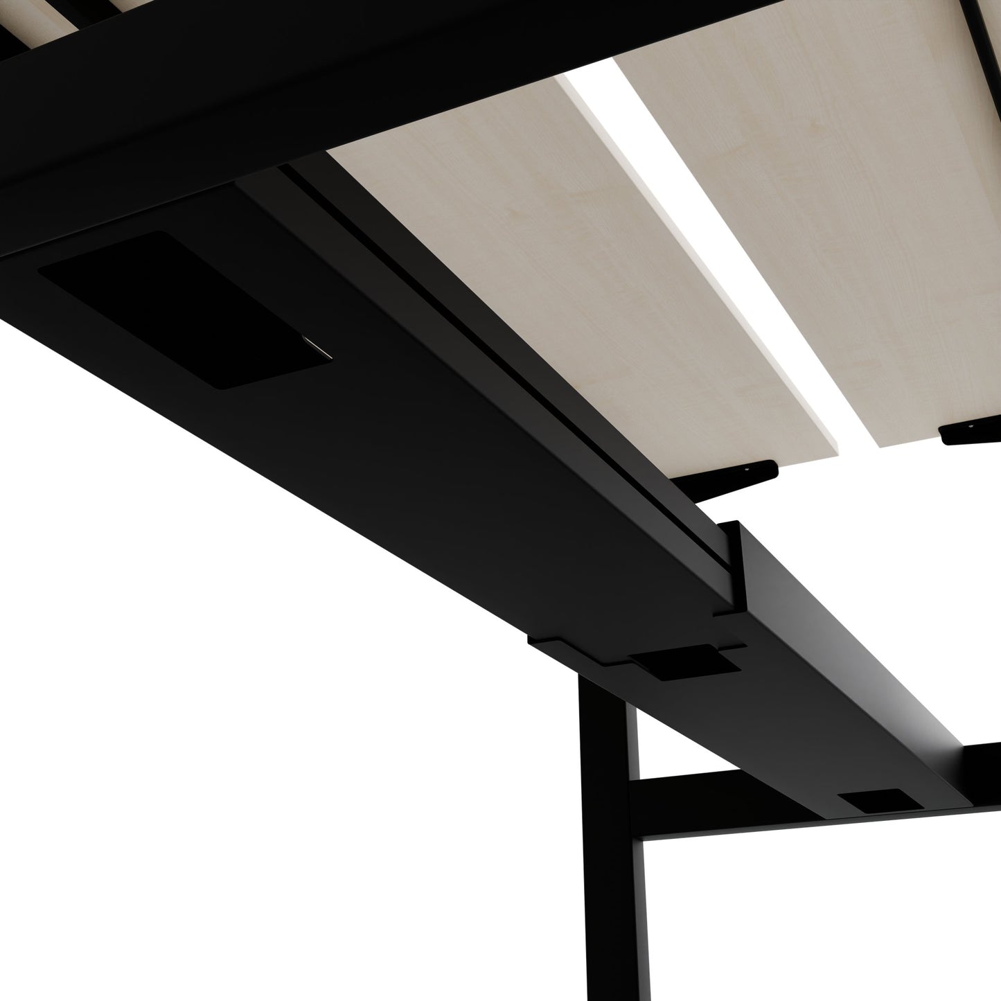 Bureau TELDRA Pro Team | 1600-1800 mm, réglable en hauteur électriquement, érable