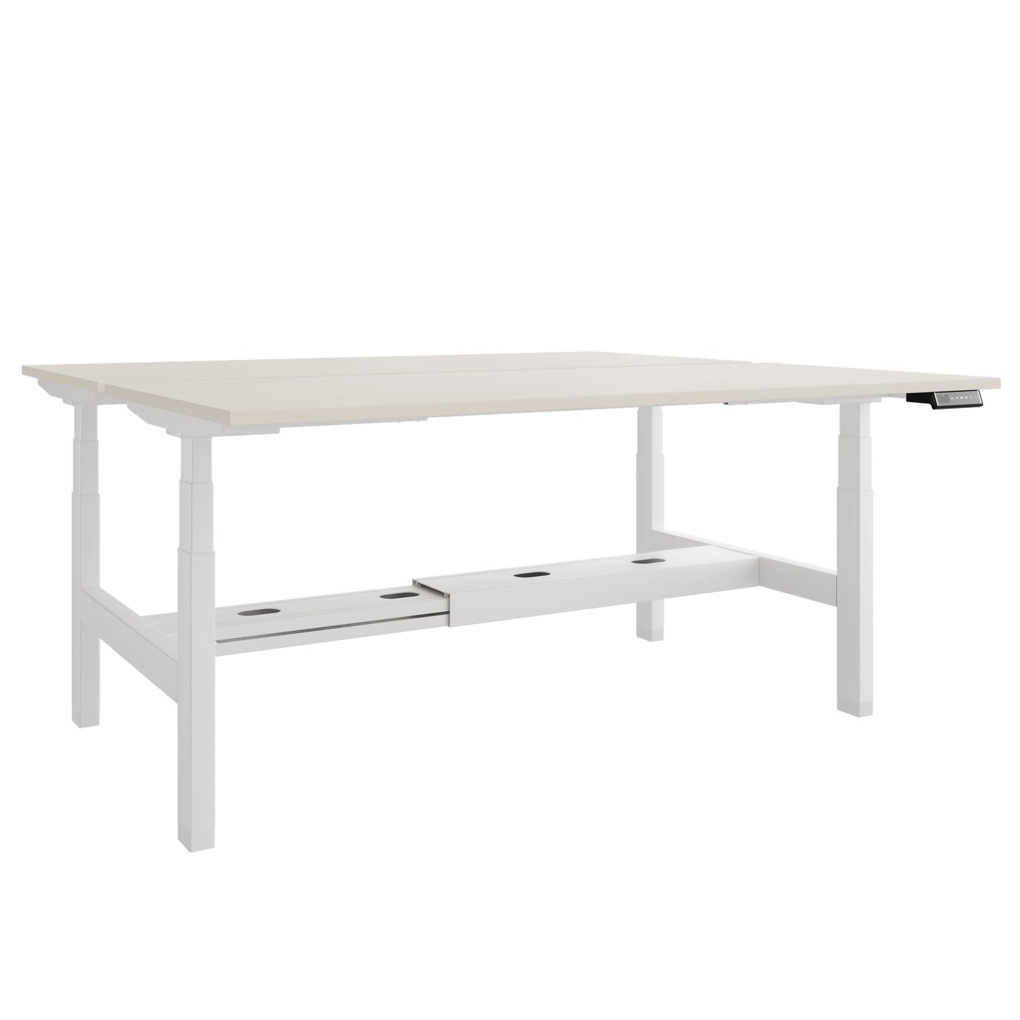 Bureau TELDRA Pro Team | 1600-1800 mm, réglable en hauteur électriquement, érable