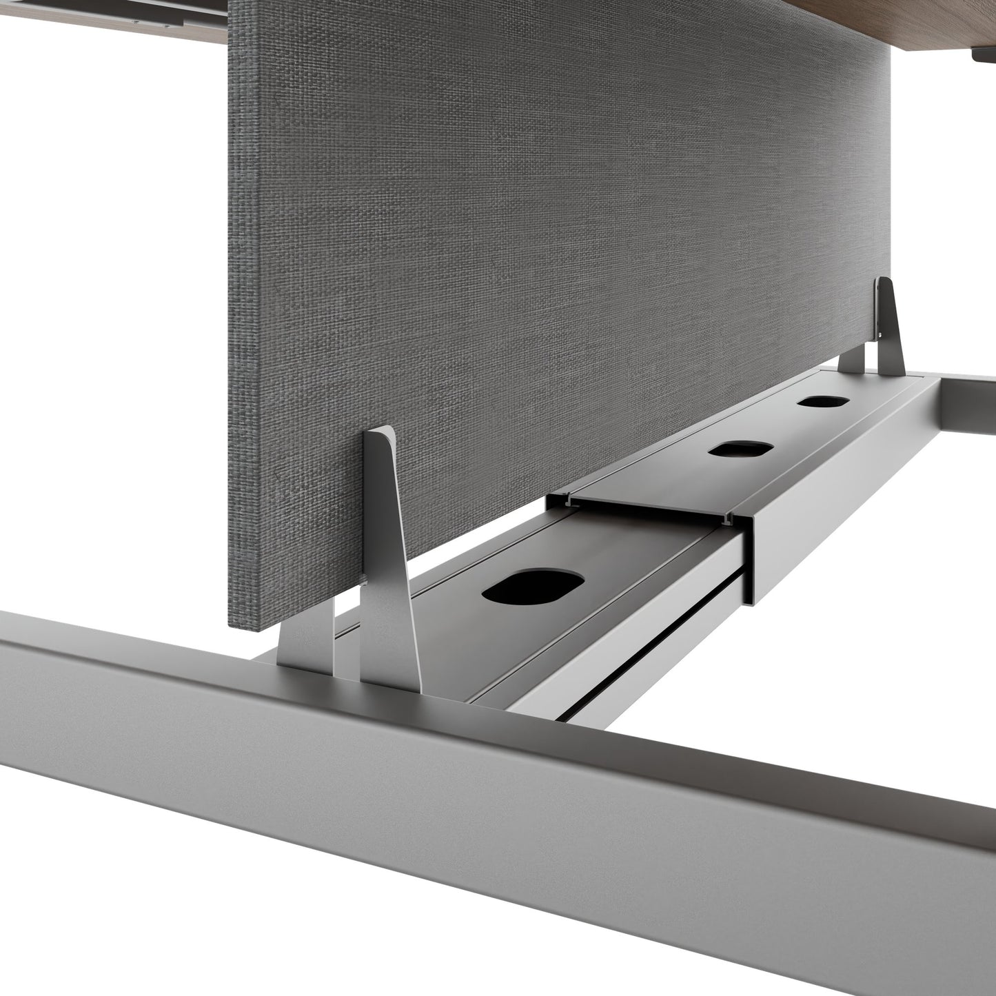 TELDRA Pro Team-Schreibtisch | 1600-1800 mm, elektrisch höhenverstellbar, Bernsteineiche