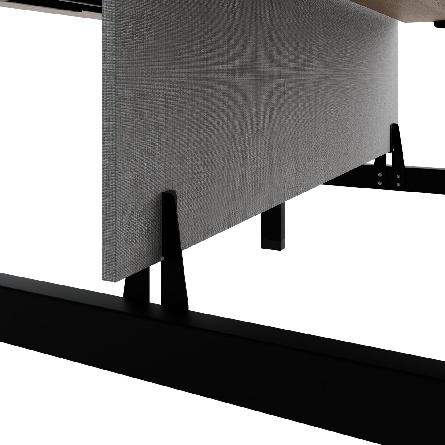 TELDRA Pro Team-Schreibtisch | 1600-1800 mm, elektrisch höhenverstellbar, Bernsteineiche